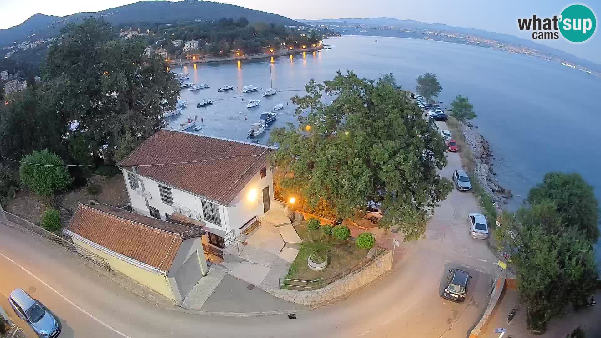 Webcam Ika Hafen – LIVE Blick auf den Hafen und die Lichter von Opatija