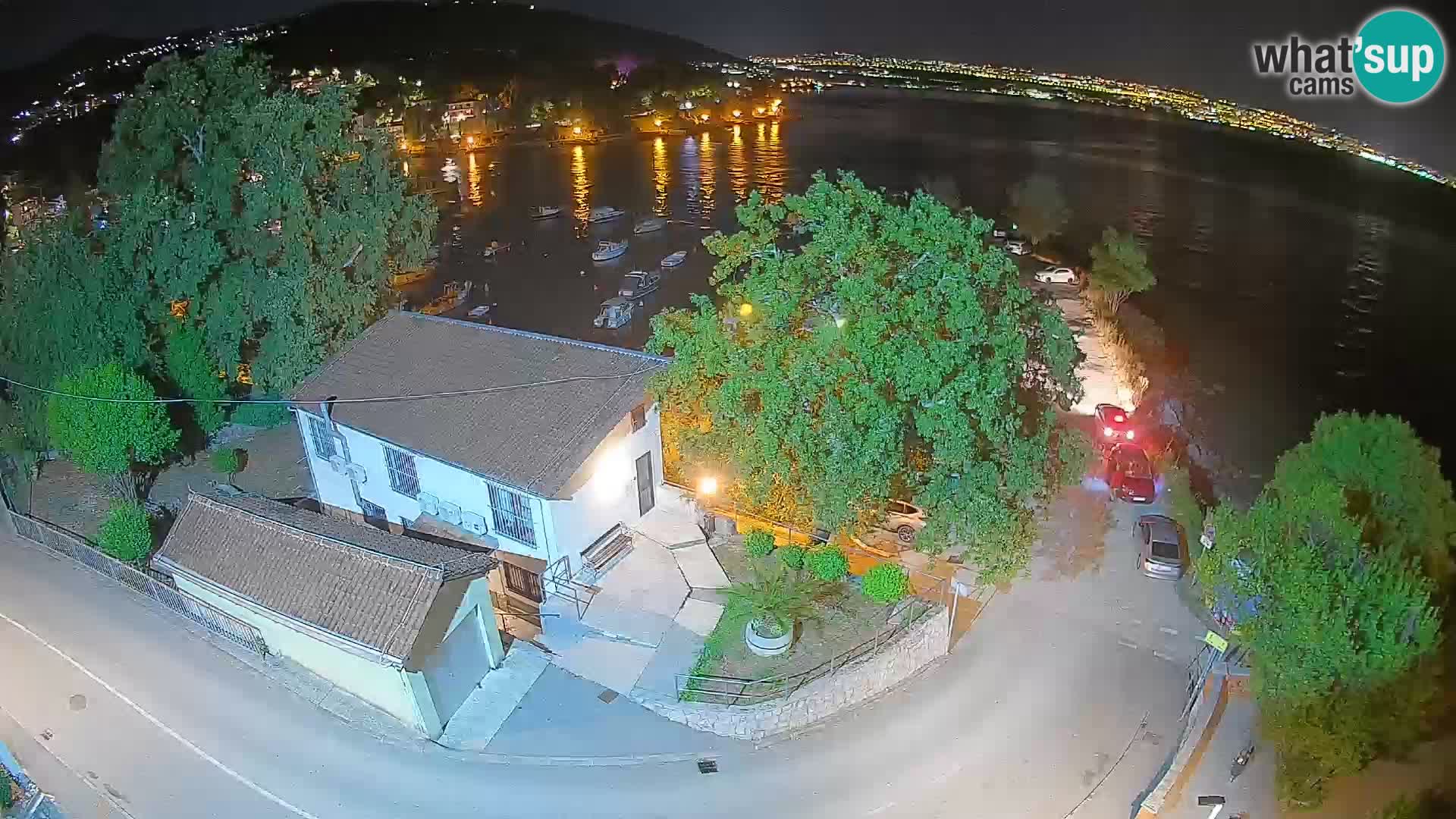 Webcam port d’Ika – Vue en direct et lumières d’Opatija