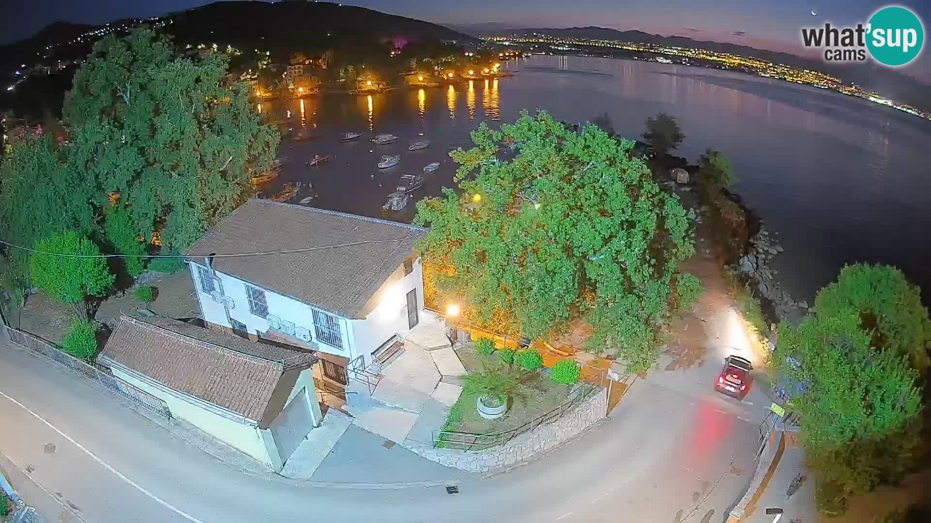 Webcam port d’Ika – Vue en direct et lumières d’Opatija