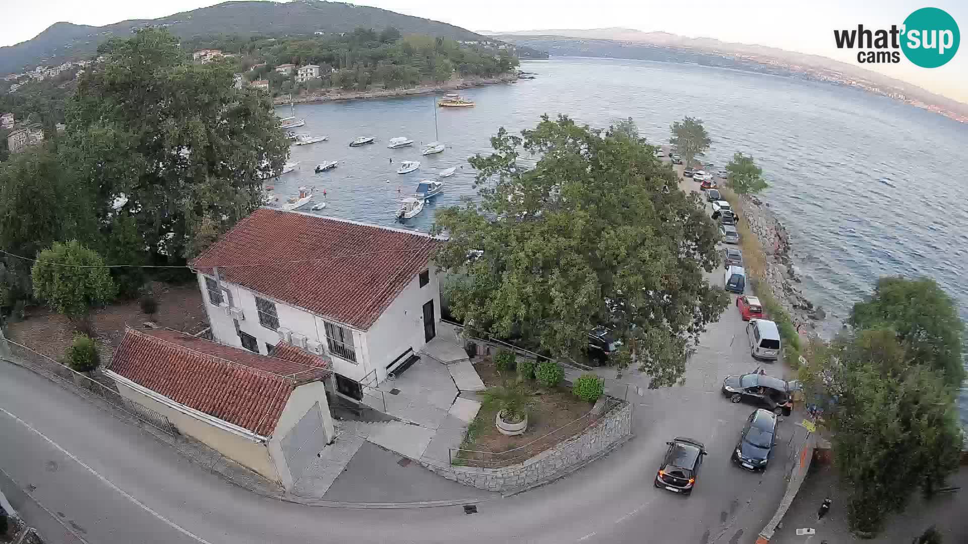 Webcam porto Ika – Vista LIVE sul porto e le luci di Opatija