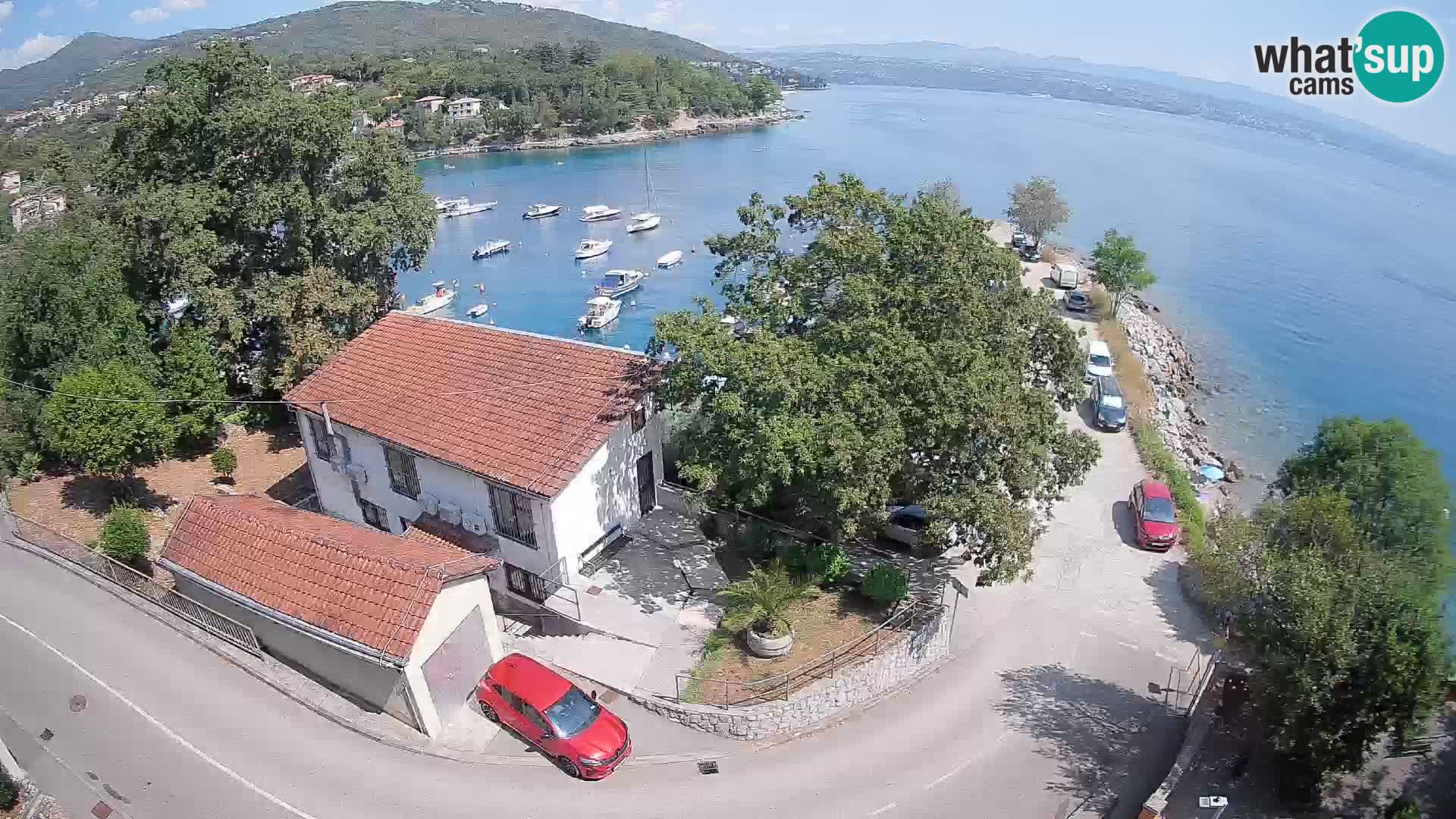 Webcam port d’Ika – Vue en direct et lumières d’Opatija