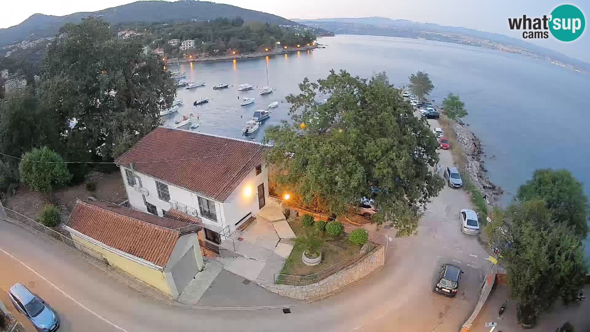 Webcam port d’Ika – Vue en direct et lumières d’Opatija