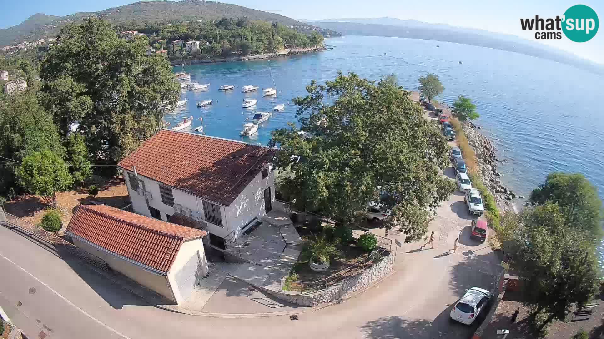 Webcam porto Ika – Vista LIVE sul porto e le luci di Opatija