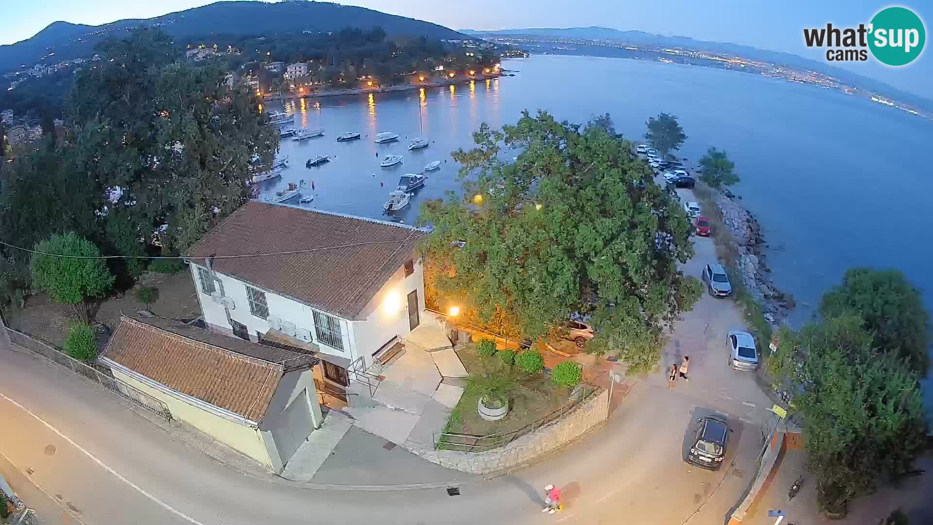 Webcam Ika Hafen – LIVE Blick auf den Hafen und die Lichter von Opatija