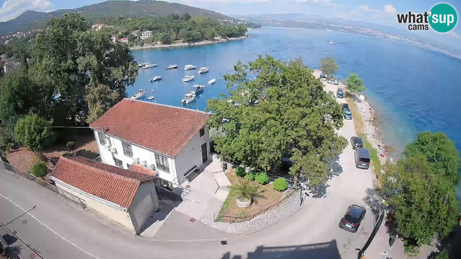 Webcam porto Ika – Vista LIVE sul porto e le luci di Opatija