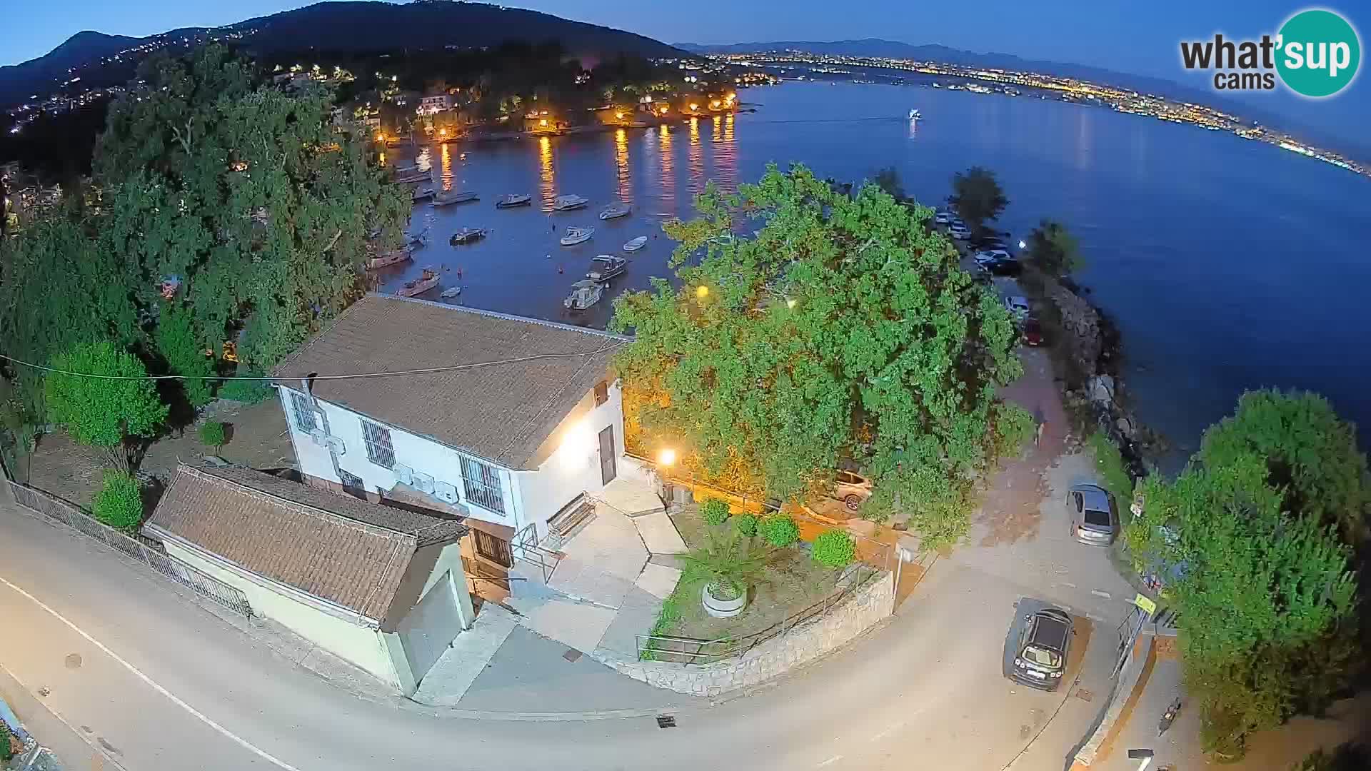 Webcam port d’Ika – Vue en direct et lumières d’Opatija