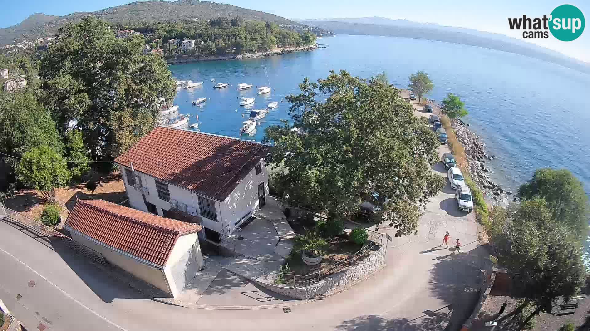 Webcam port d’Ika – Vue en direct et lumières d’Opatija