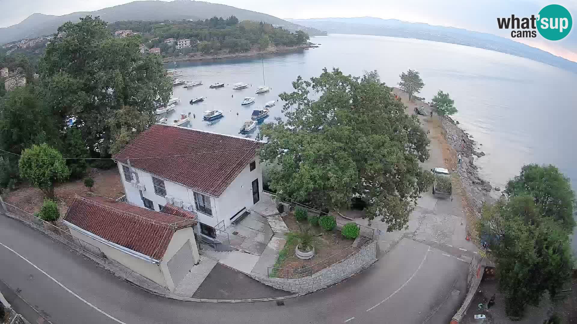 Webcam port d’Ika – Vue en direct et lumières d’Opatija