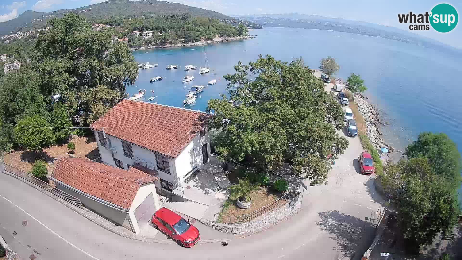 Webcam porto Ika – Vista LIVE sul porto e le luci di Opatija