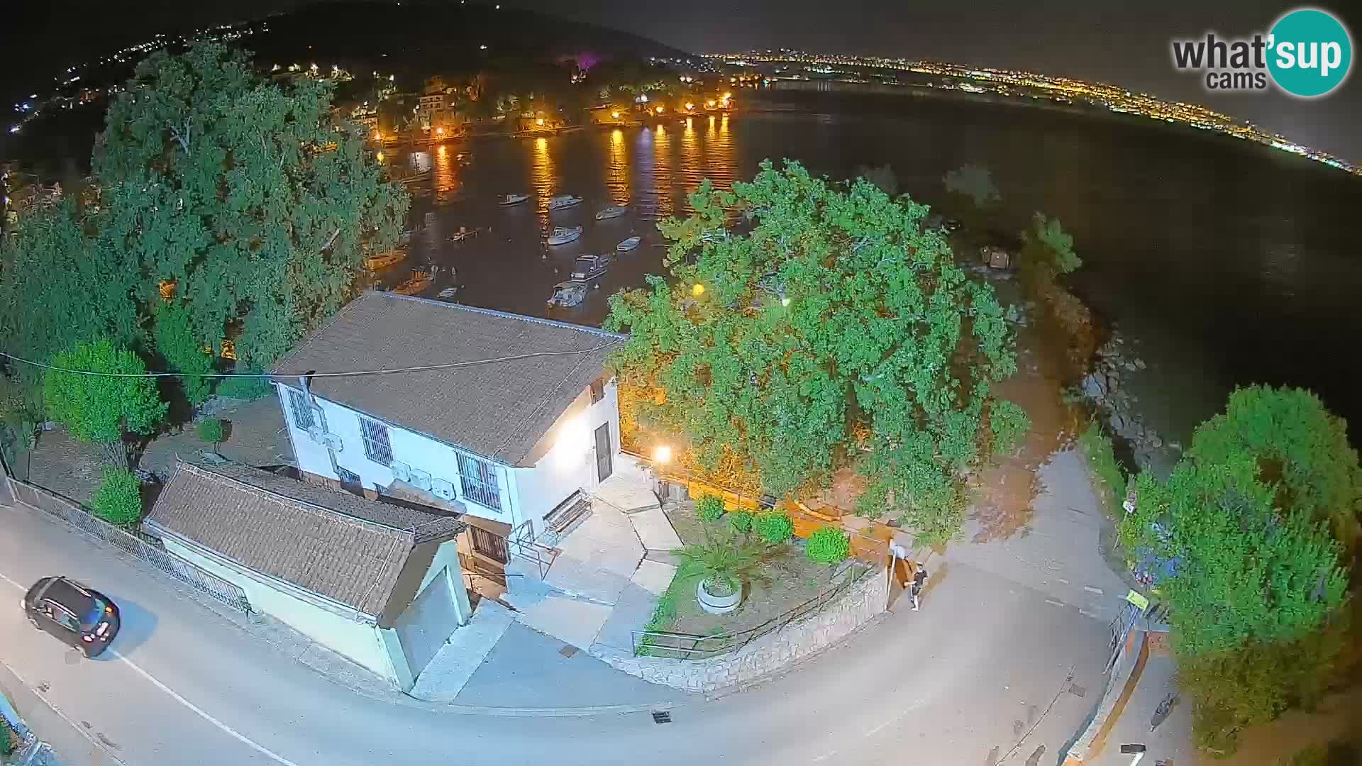 Webcam port d’Ika – Vue en direct et lumières d’Opatija