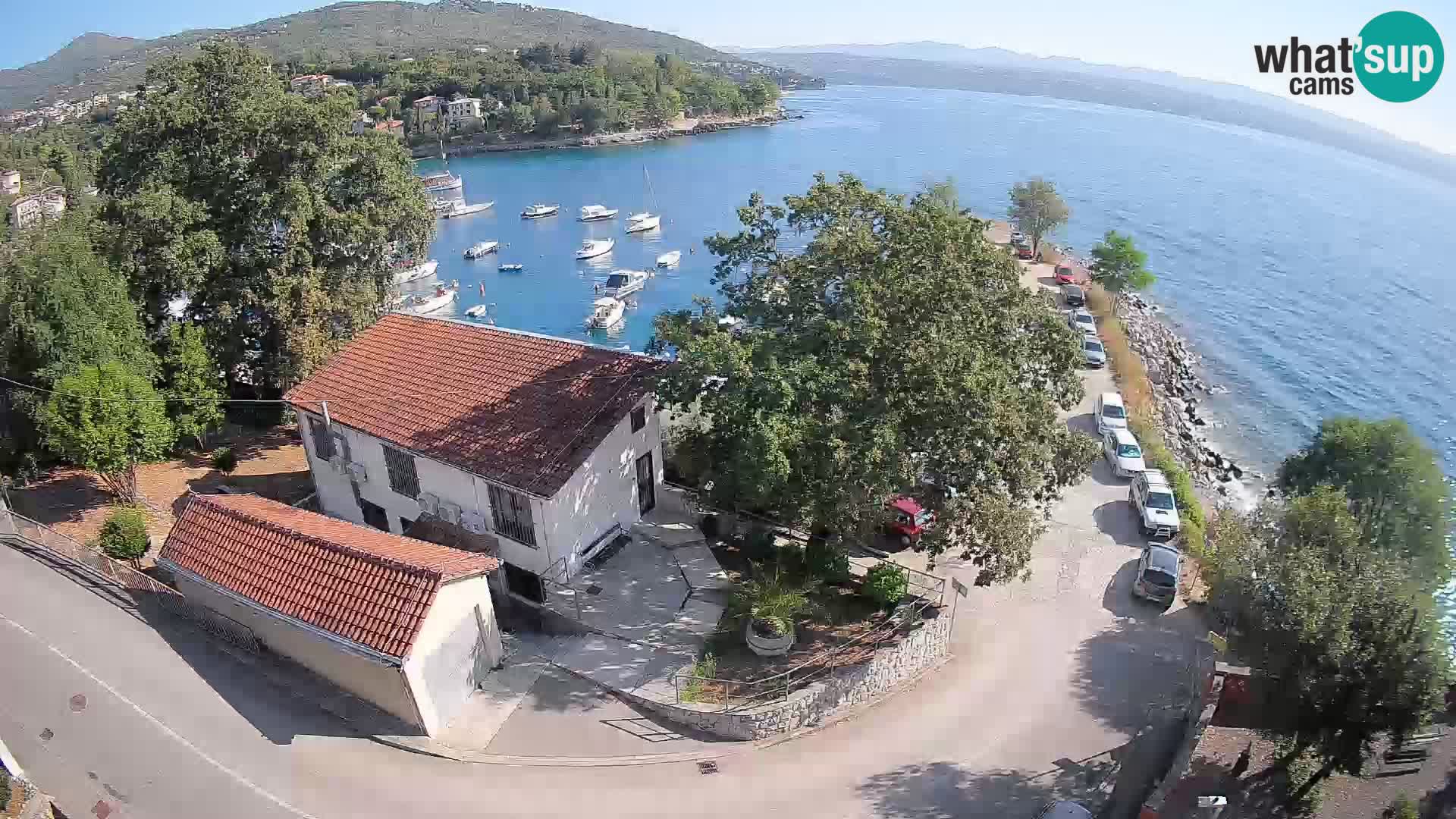 Ika Harbor Webcam – LIVE View of the Harbor and Opatija Lights