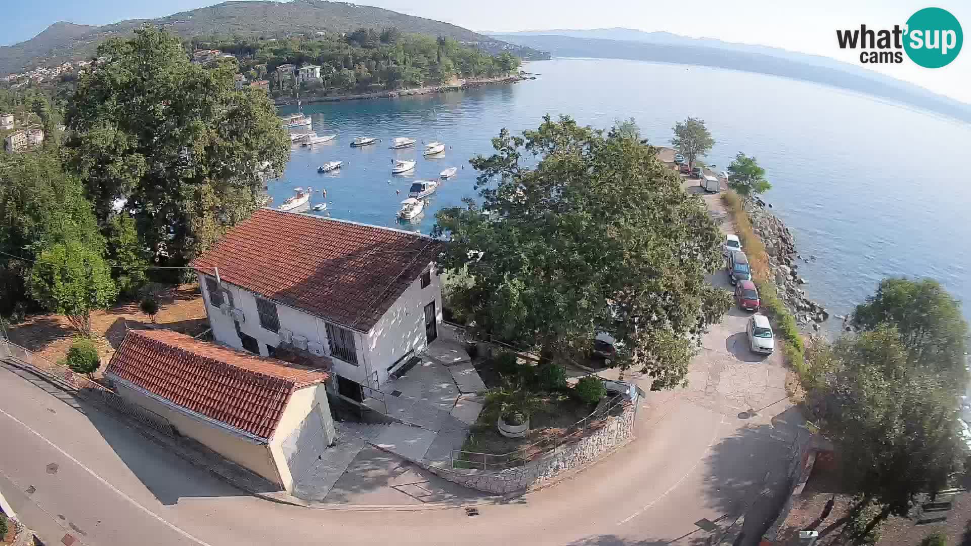 Webcam port d’Ika – Vue en direct et lumières d’Opatija