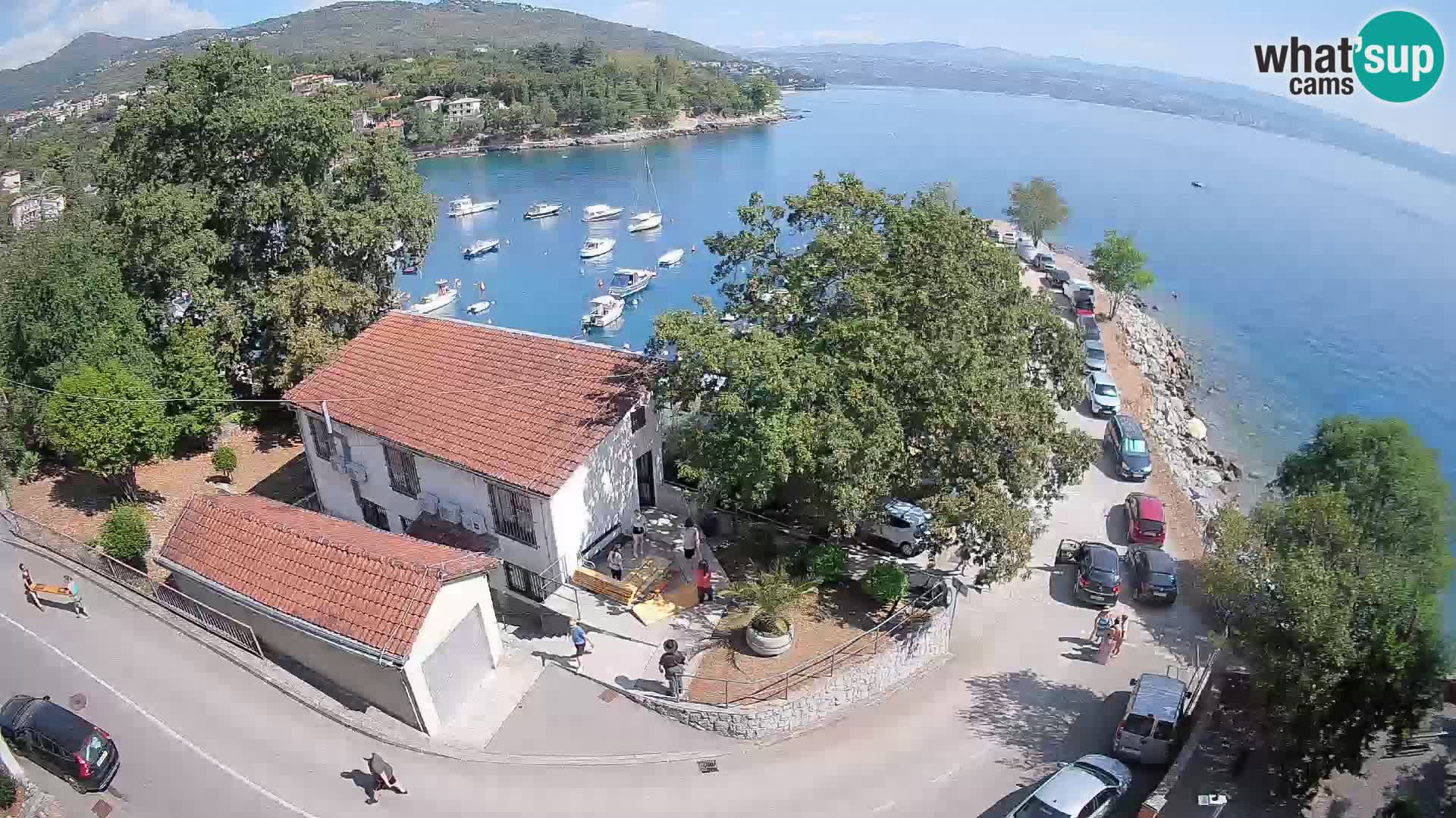 Webcam port d’Ika – Vue en direct et lumières d’Opatija