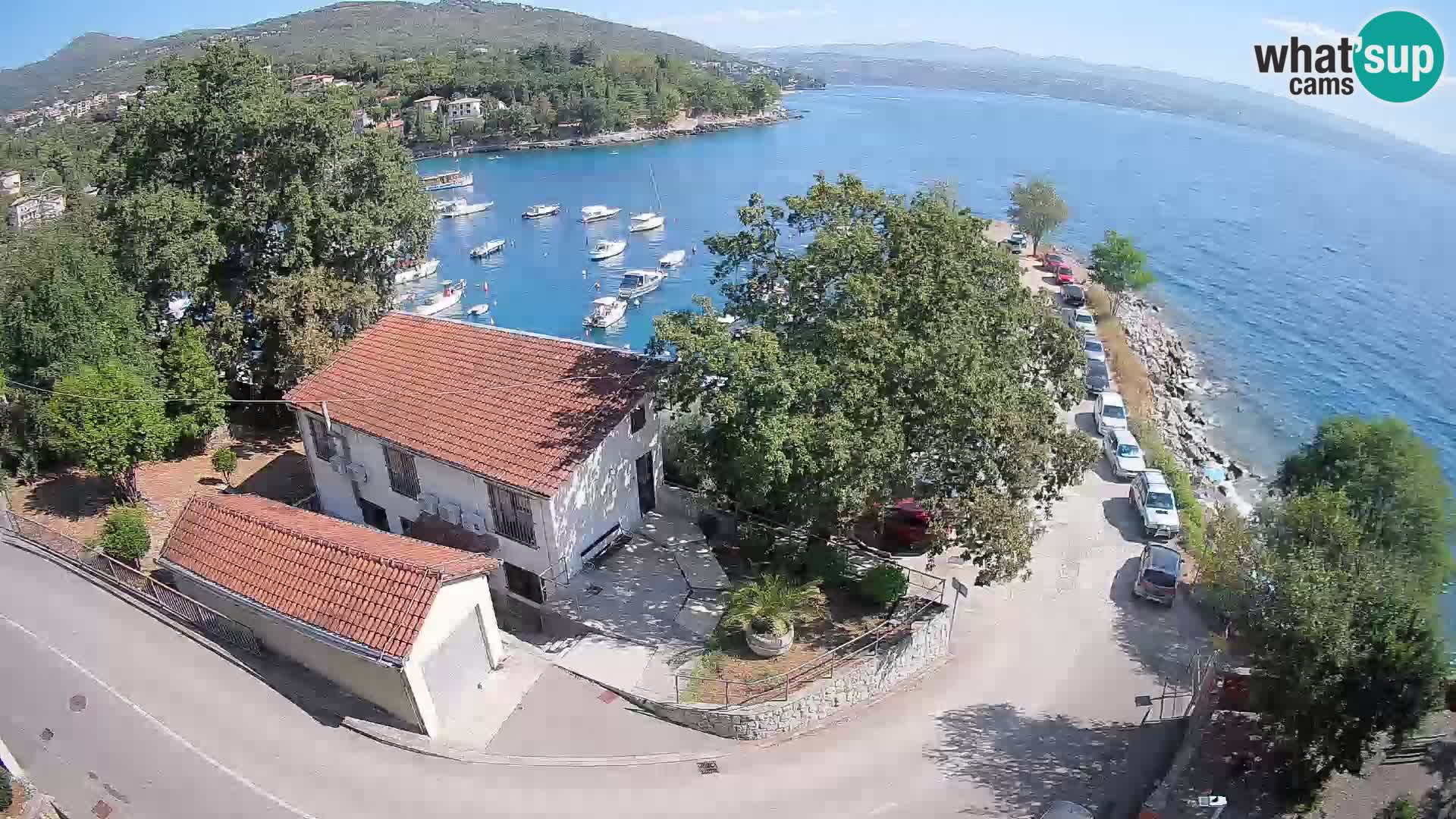 Webcam port d’Ika – Vue en direct et lumières d’Opatija