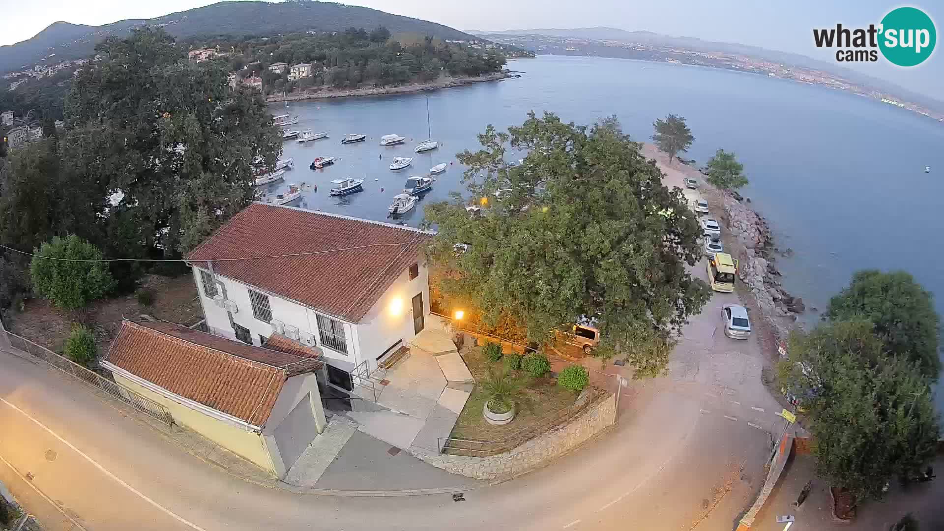 Webcam Ika Hafen – LIVE Blick auf den Hafen und die Lichter von Opatija