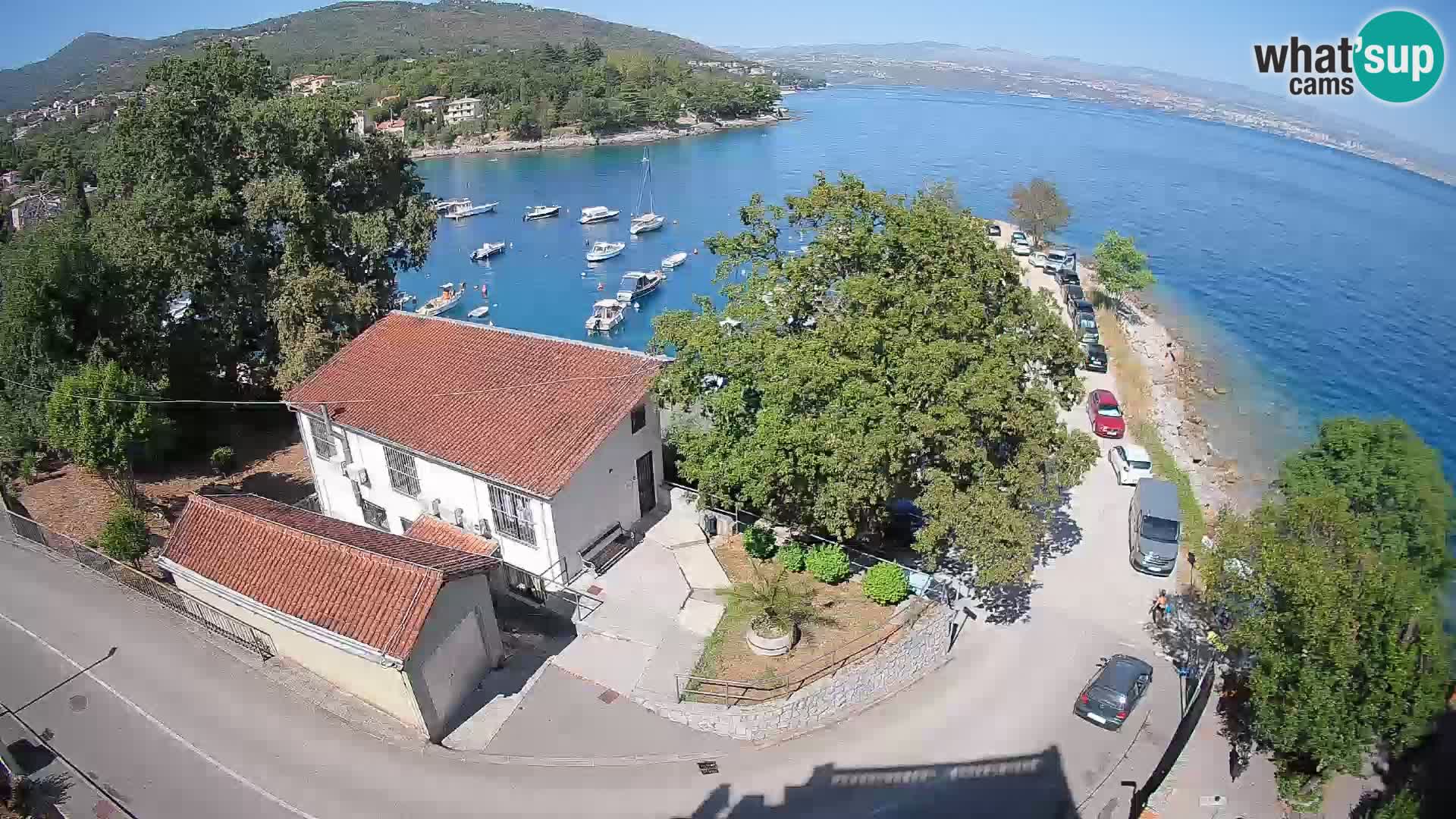 Webcam porto Ika – Vista LIVE sul porto e le luci di Opatija