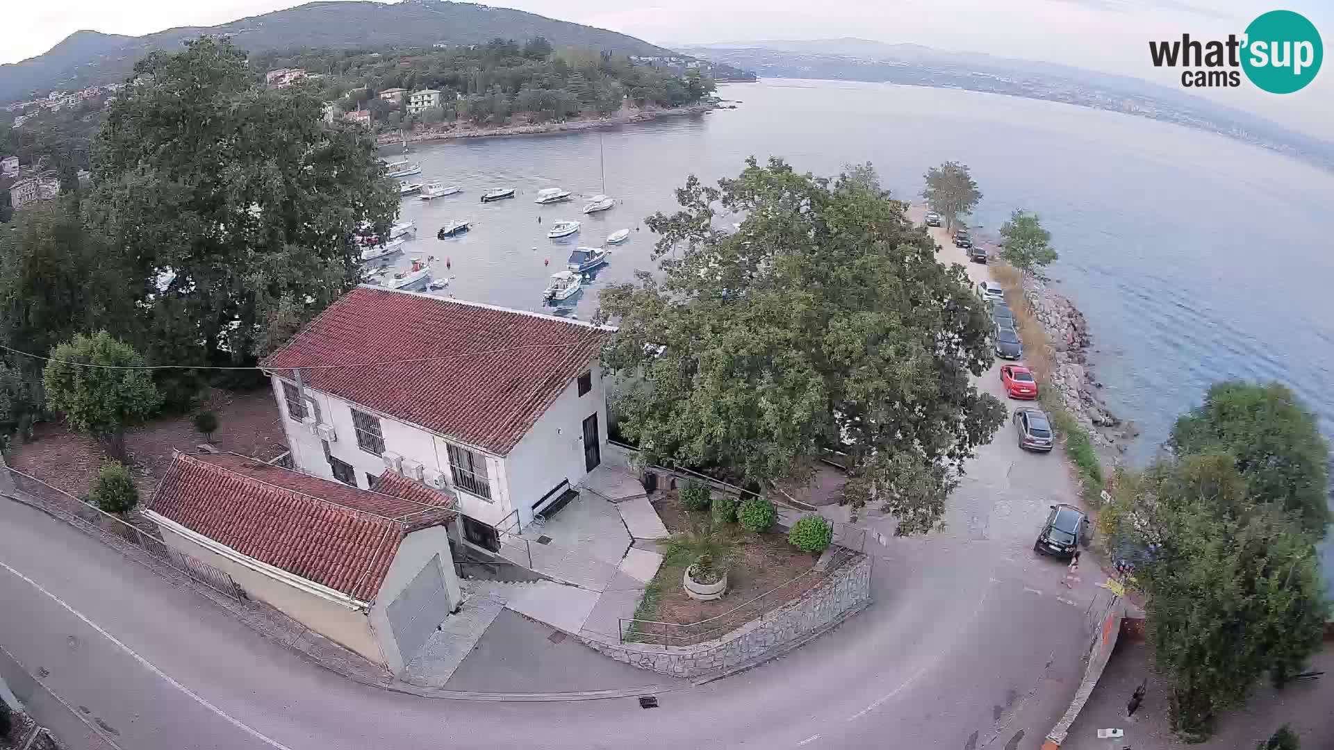 Webcam porto Ika – Vista LIVE sul porto e le luci di Opatija