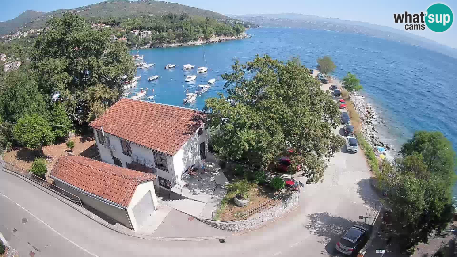 Webcam port d’Ika – Vue en direct et lumières d’Opatija