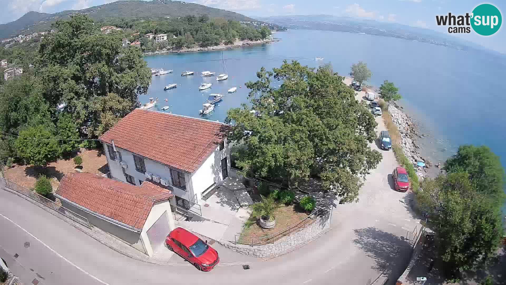 Ika Harbor Webcam – LIVE View of the Harbor and Opatija Lights