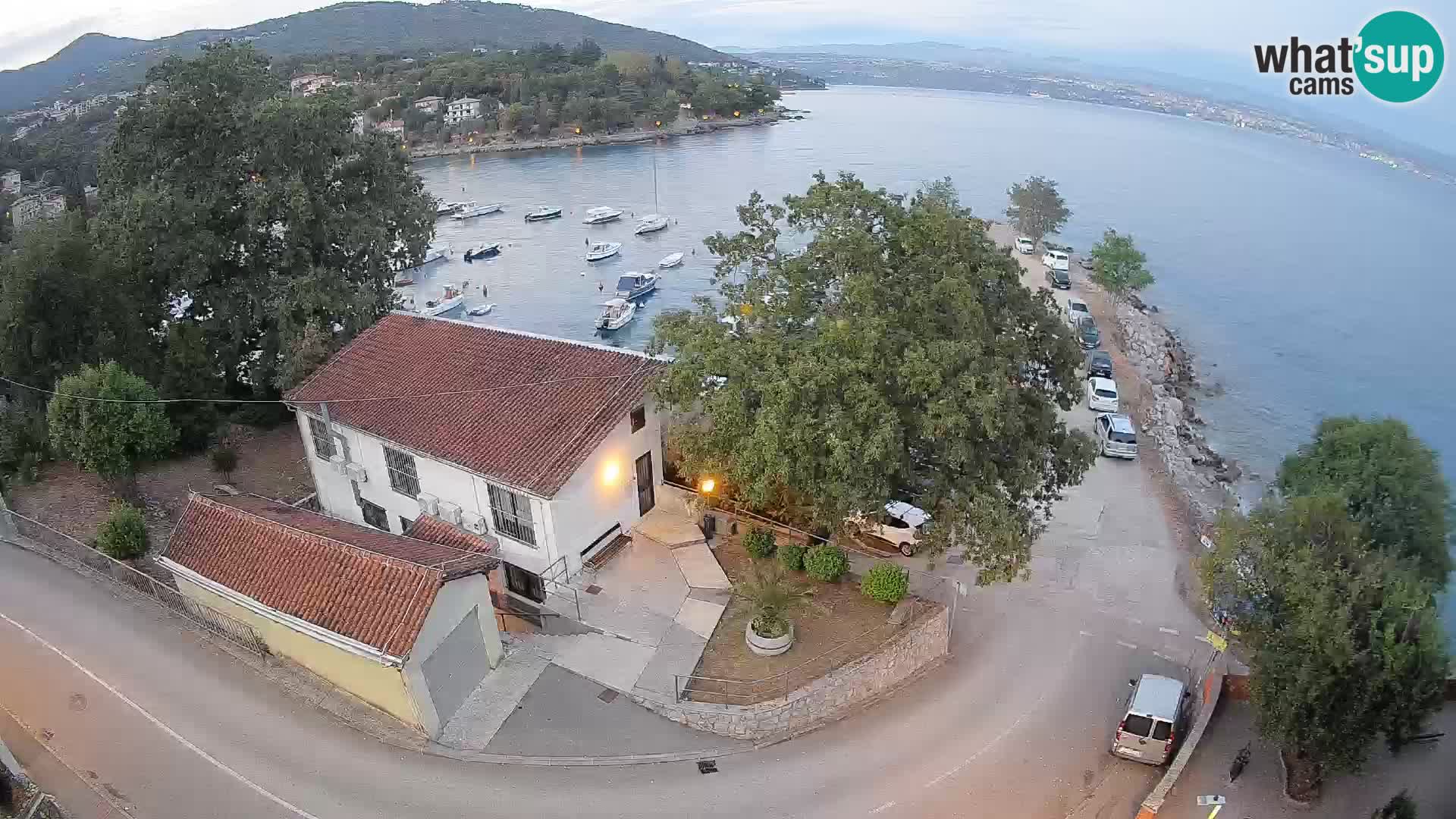 Webcam port d’Ika – Vue en direct et lumières d’Opatija