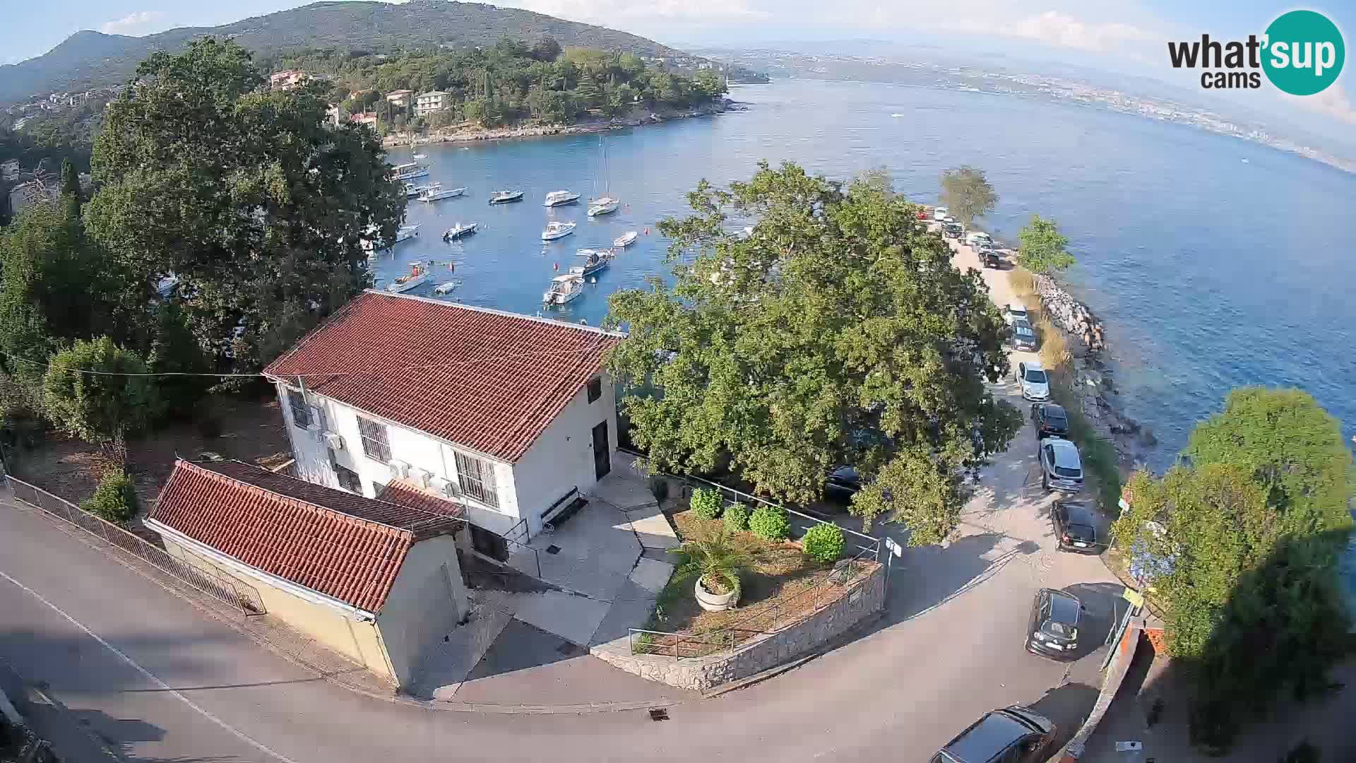 Webcam porto Ika – Vista LIVE sul porto e le luci di Opatija