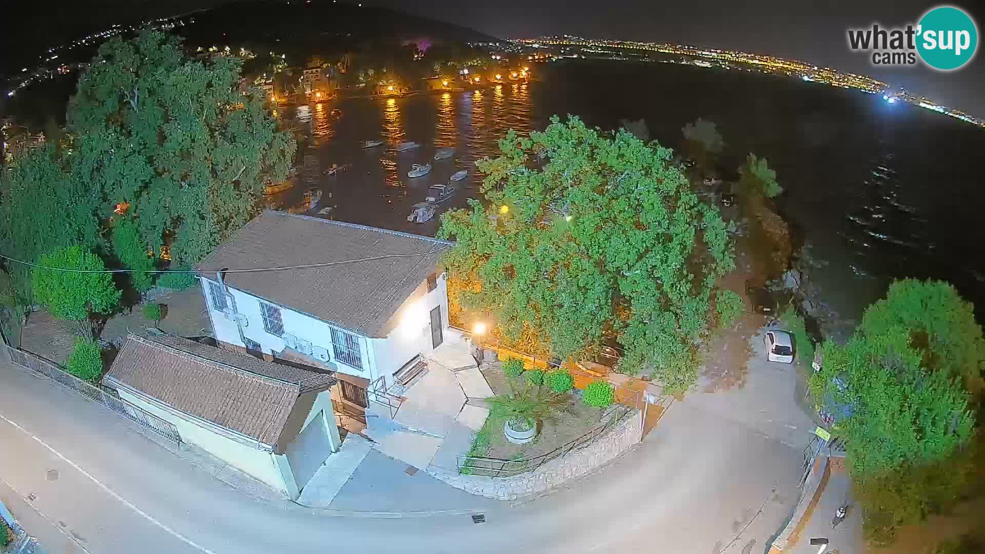 Webcam port d’Ika – Vue en direct et lumières d’Opatija