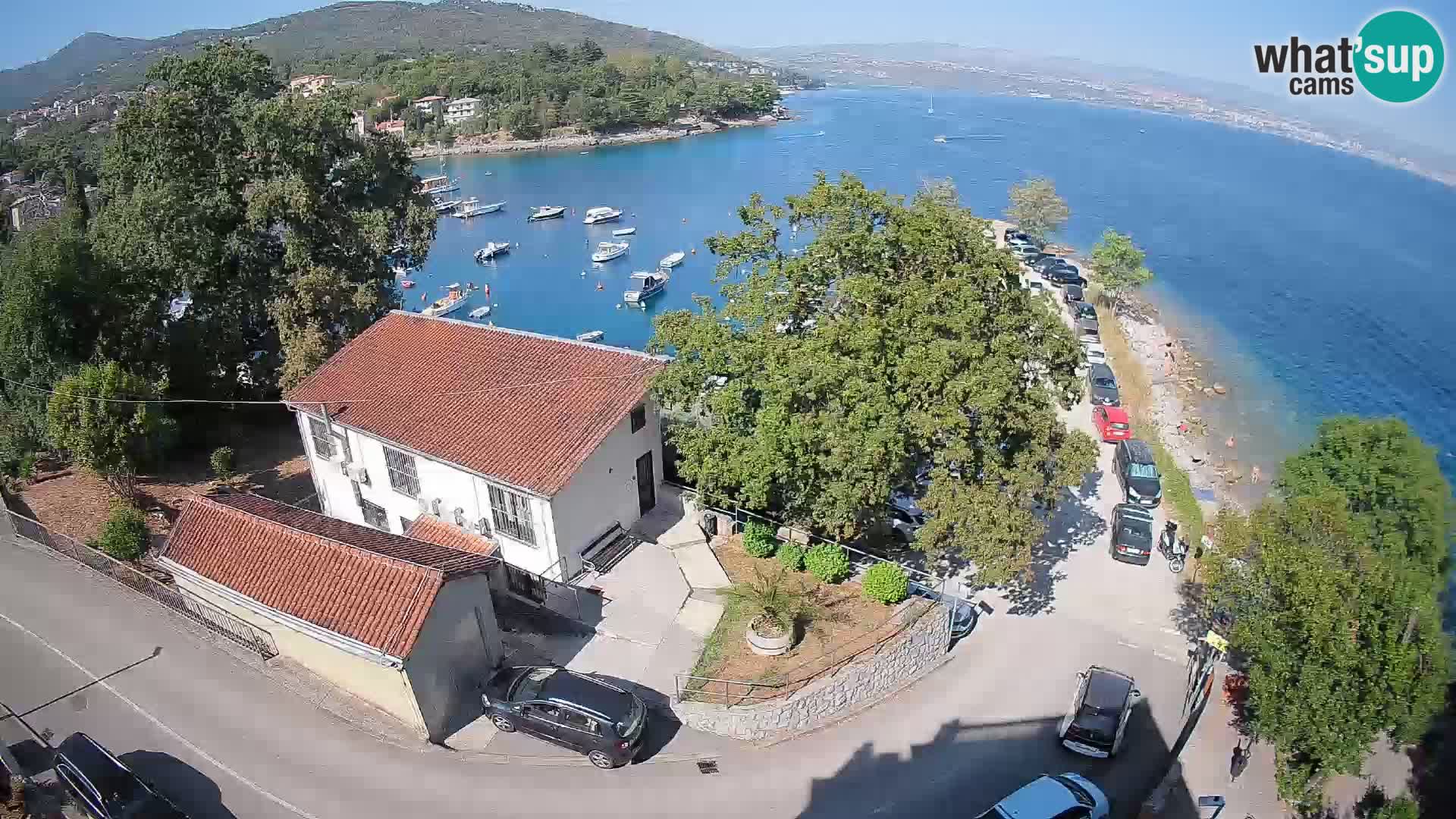 Webcam port d’Ika – Vue en direct et lumières d’Opatija