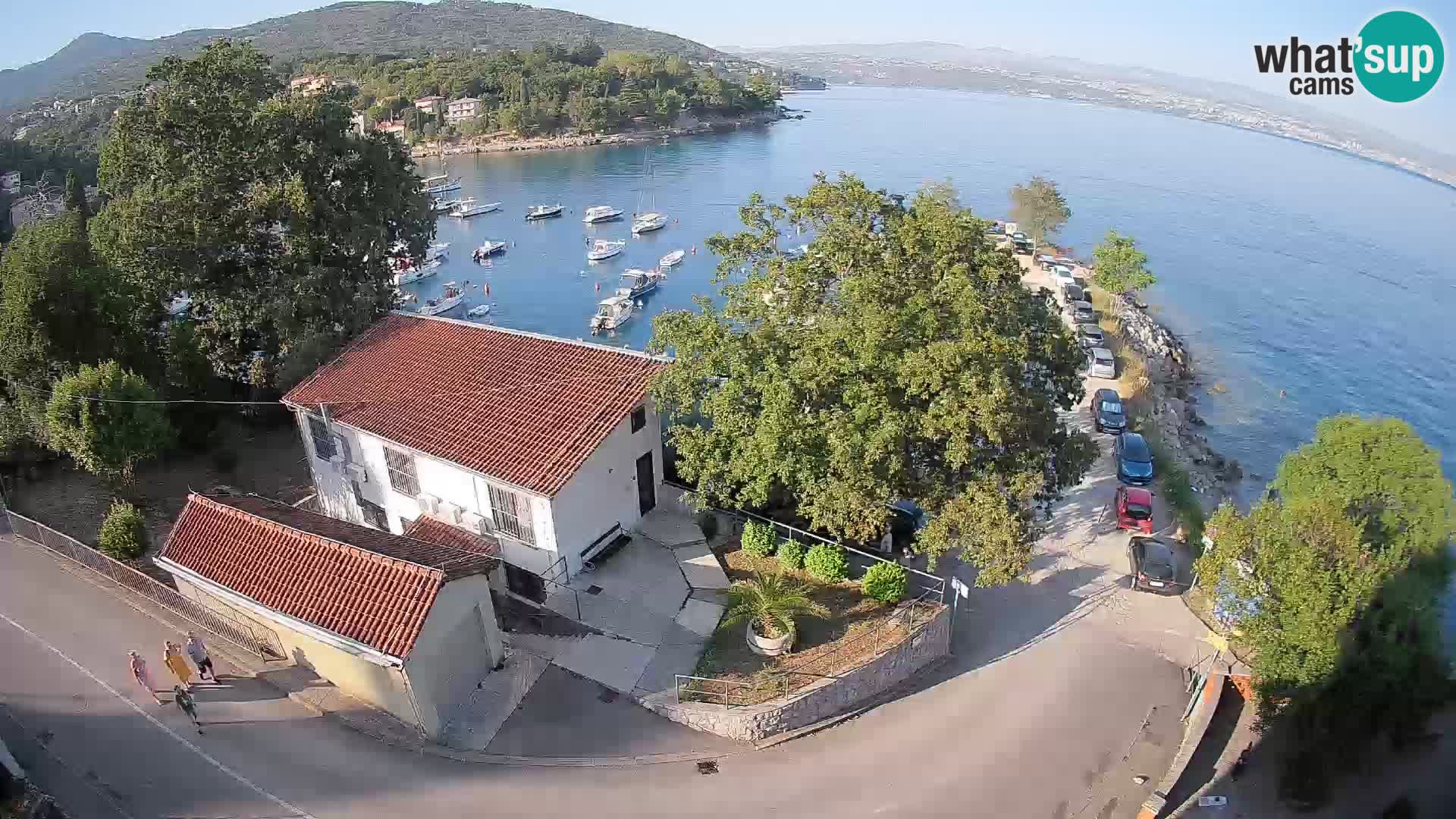 Webcam porto Ika – Vista LIVE sul porto e le luci di Opatija