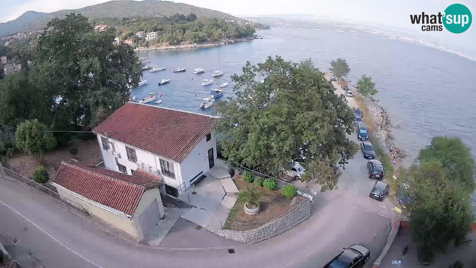 Webcam porto Ika – Vista LIVE sul porto e le luci di Opatija