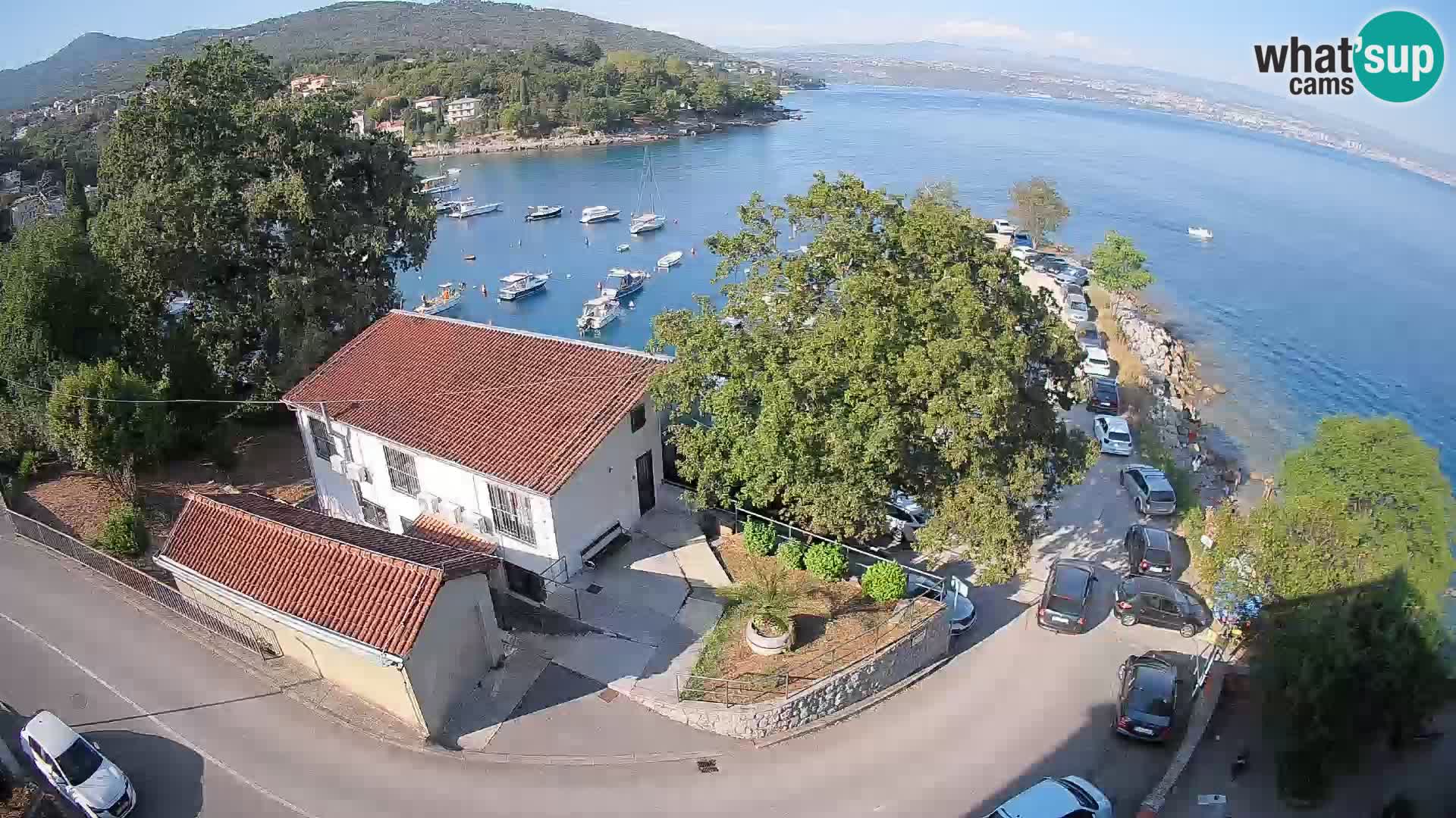 Webcam porto Ika – Vista LIVE sul porto e le luci di Opatija