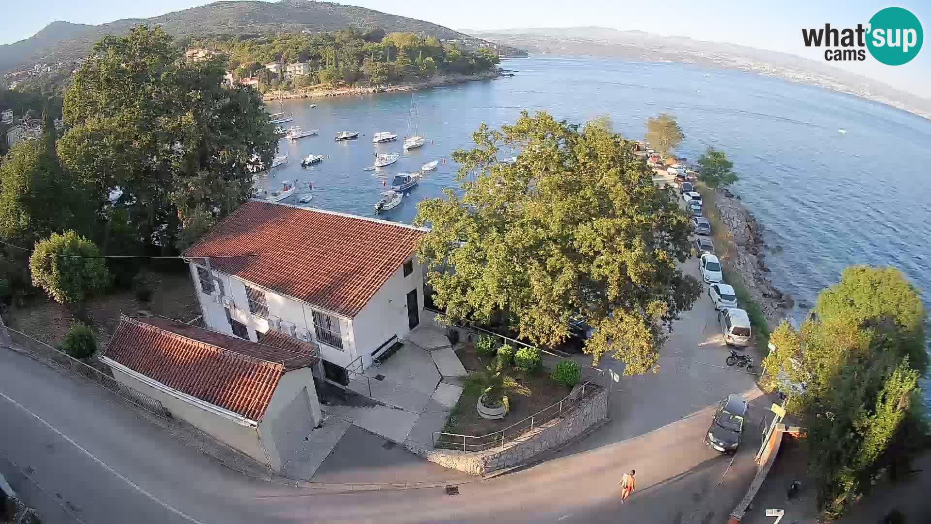 Webcam port d’Ika – Vue en direct et lumières d’Opatija