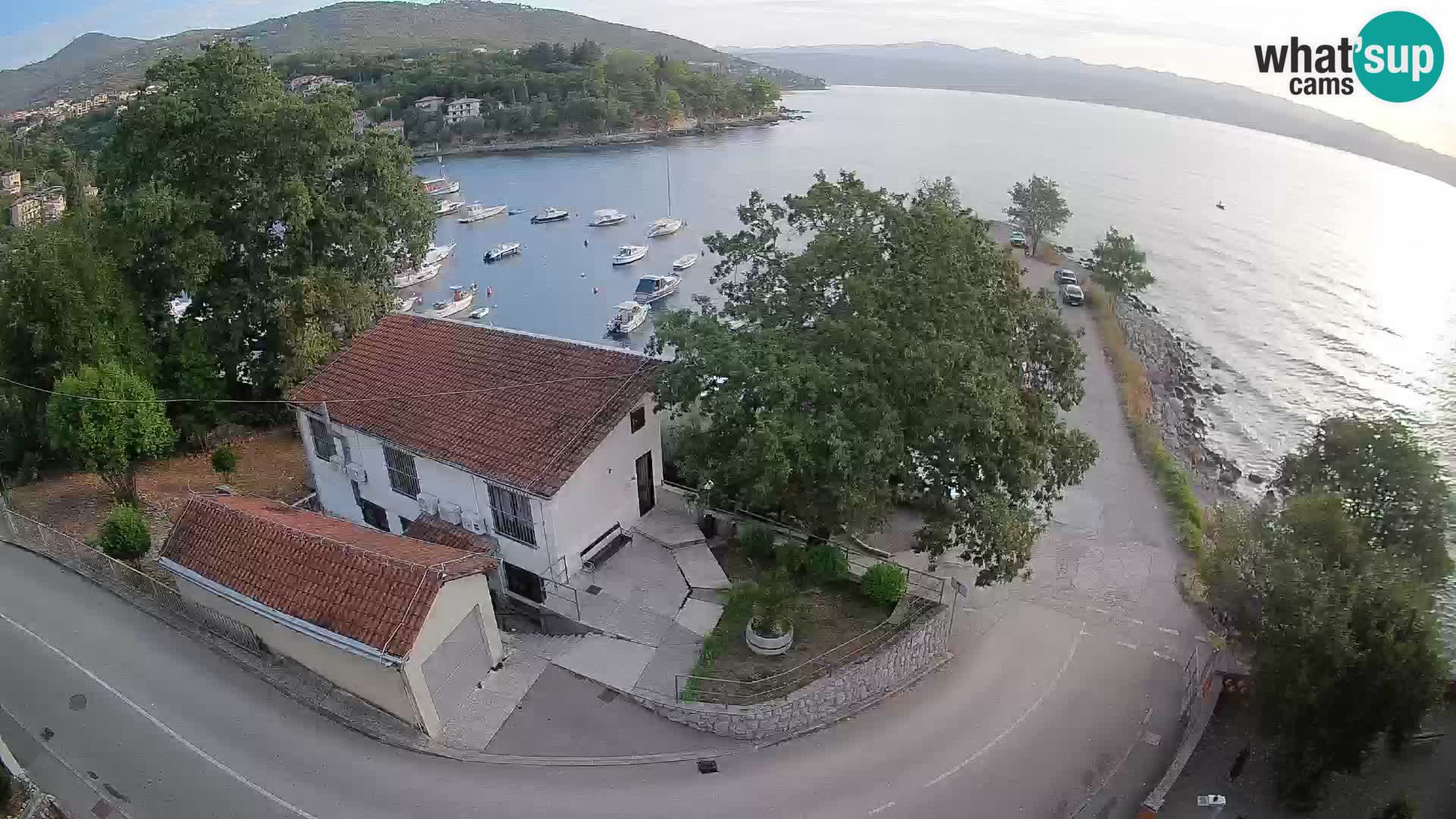 Webcam porto Ika – Vista LIVE sul porto e le luci di Opatija