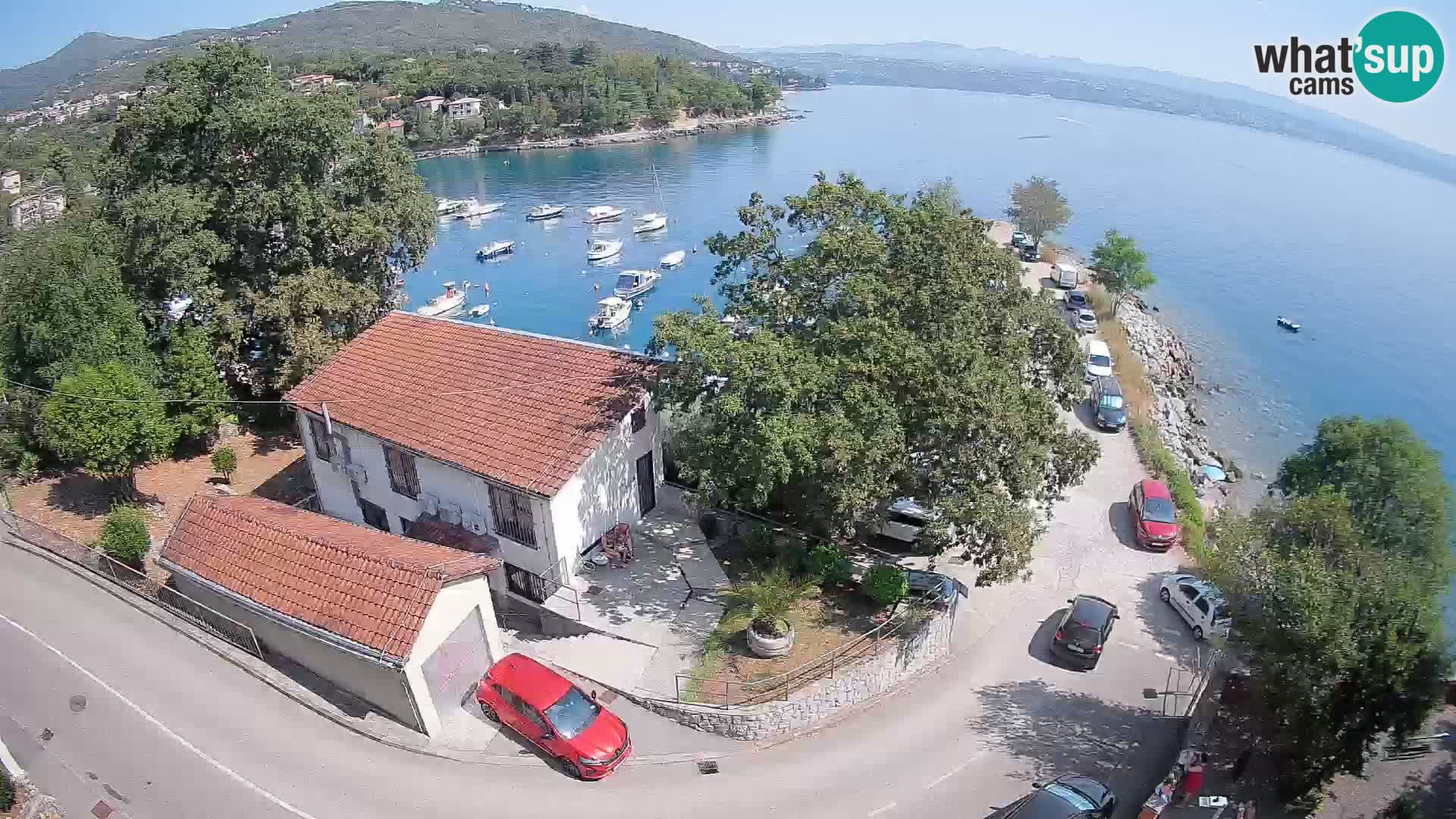 Webcam porto Ika – Vista LIVE sul porto e le luci di Opatija