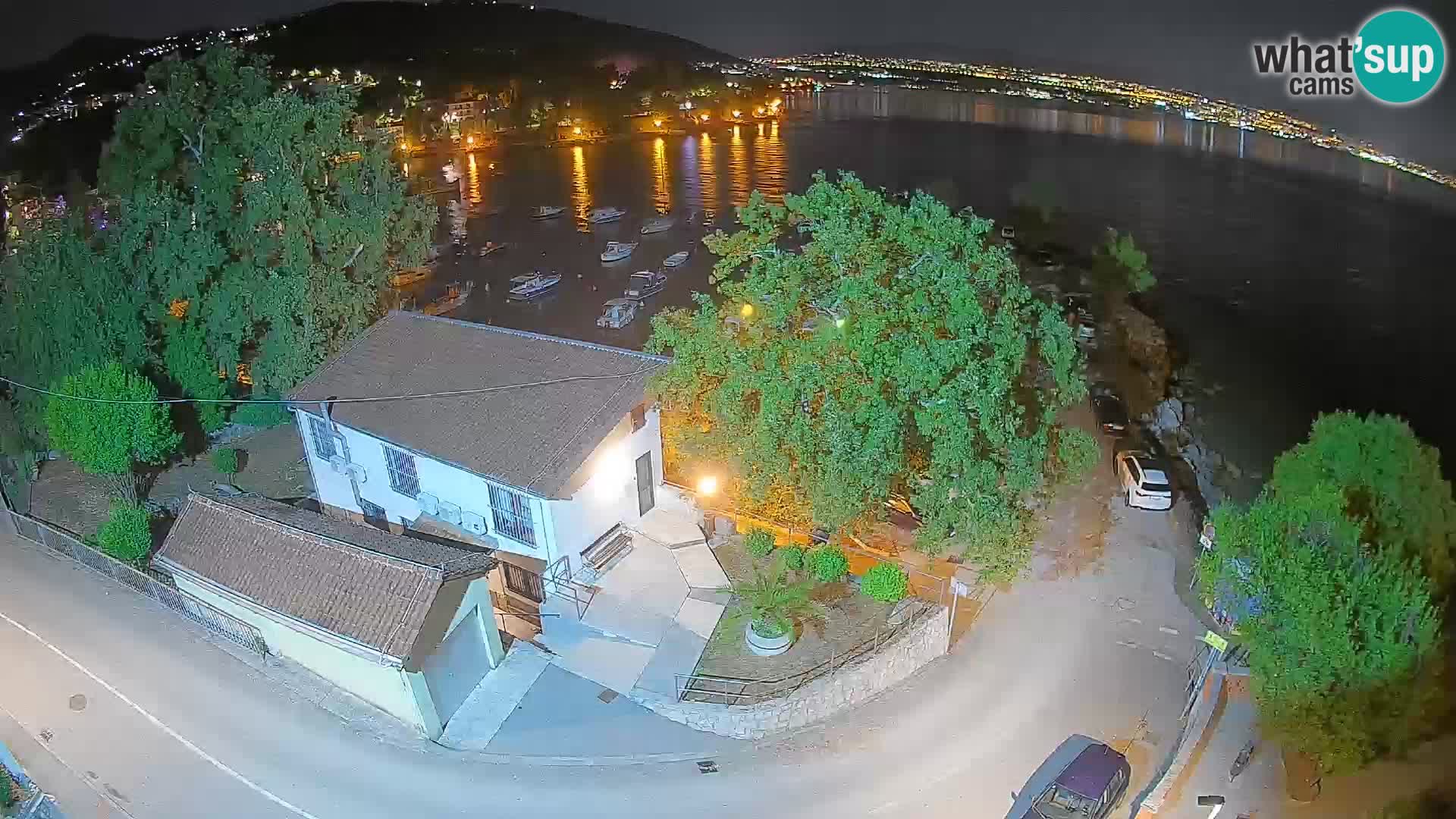 Webcam Ika Hafen – LIVE Blick auf den Hafen und die Lichter von Opatija