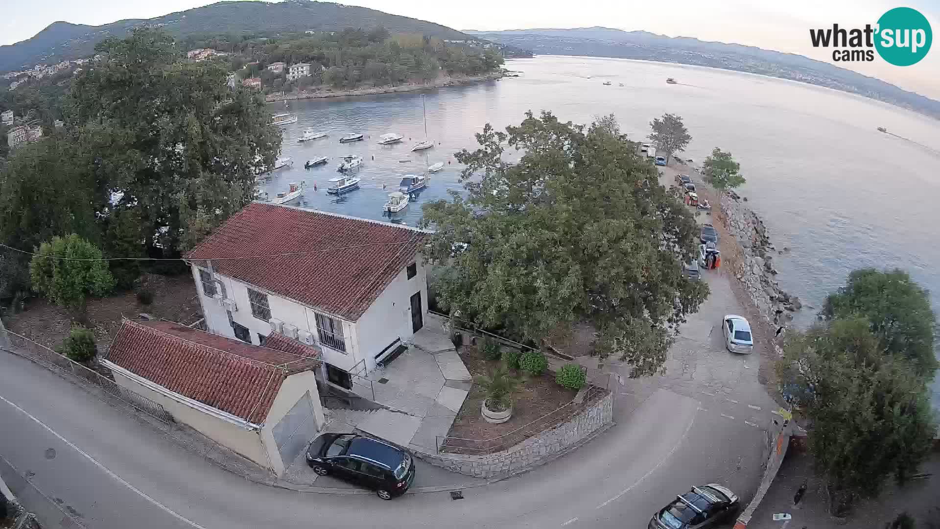 Webcam porto Ika – Vista LIVE sul porto e le luci di Opatija