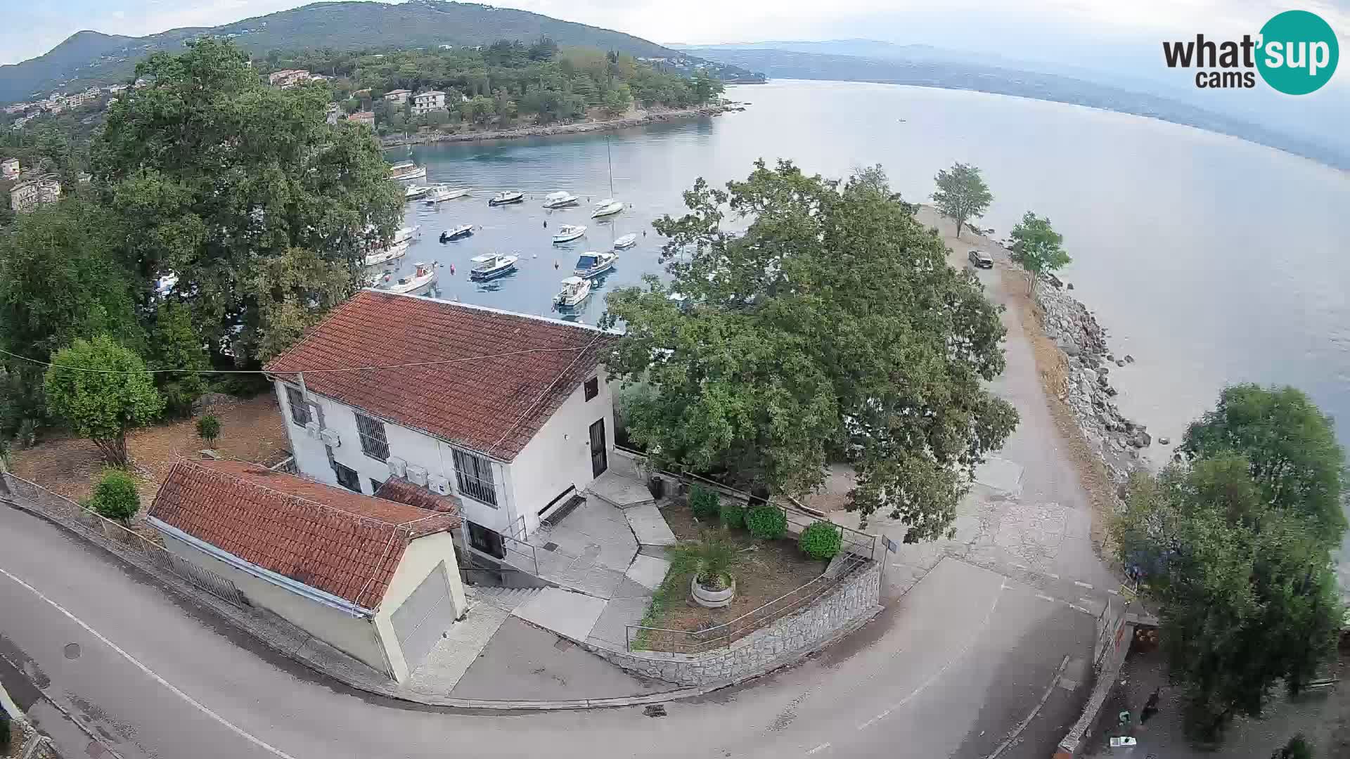 Webcam porto Ika – Vista LIVE sul porto e le luci di Opatija