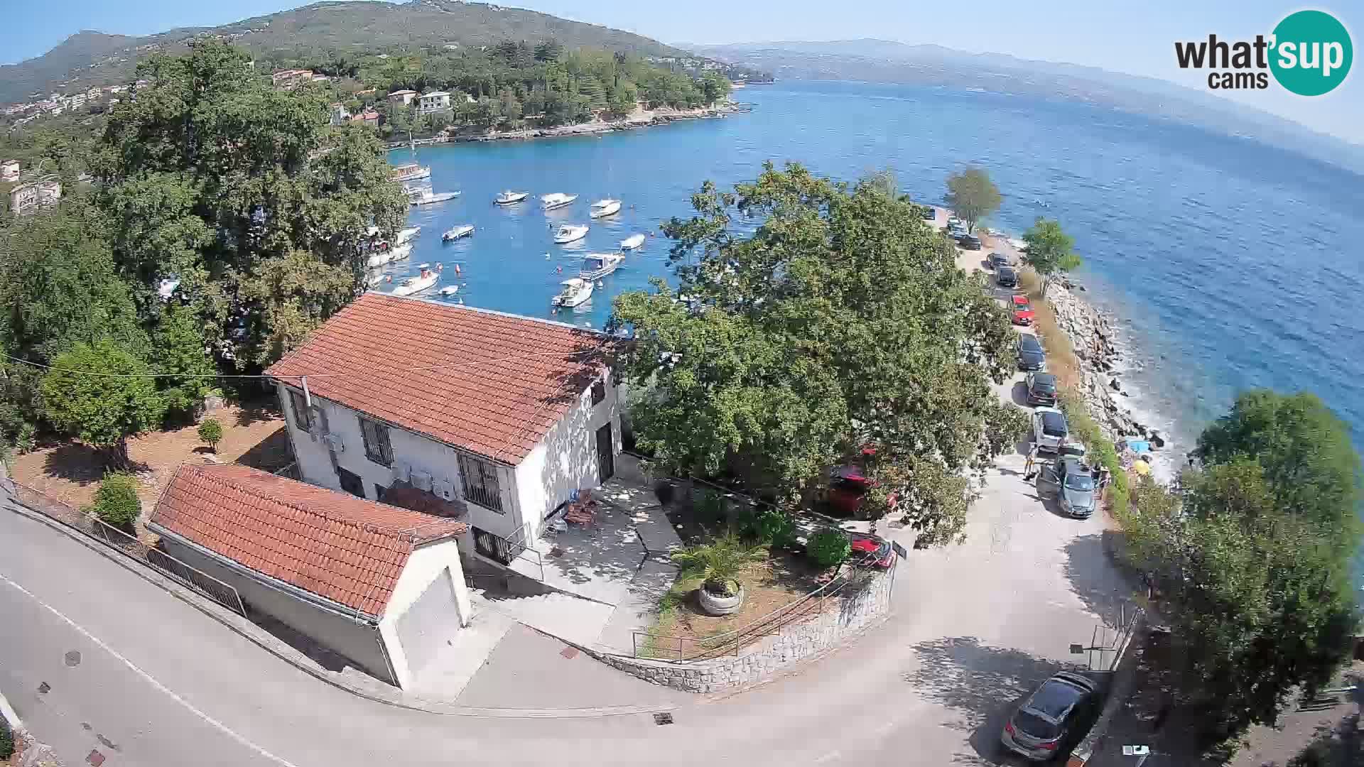 Ika Harbor Webcam – LIVE View of the Harbor and Opatija Lights