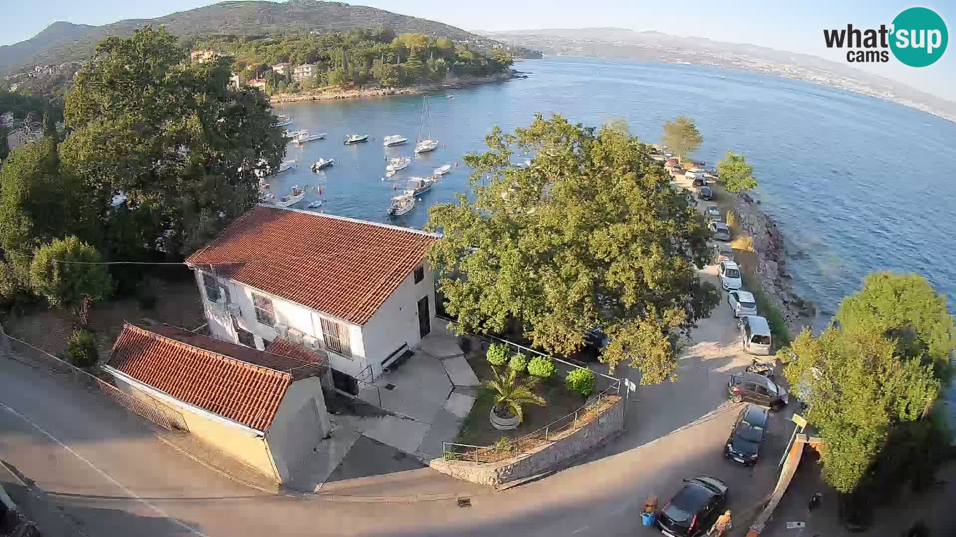 Webcam port d’Ika – Vue en direct et lumières d’Opatija
