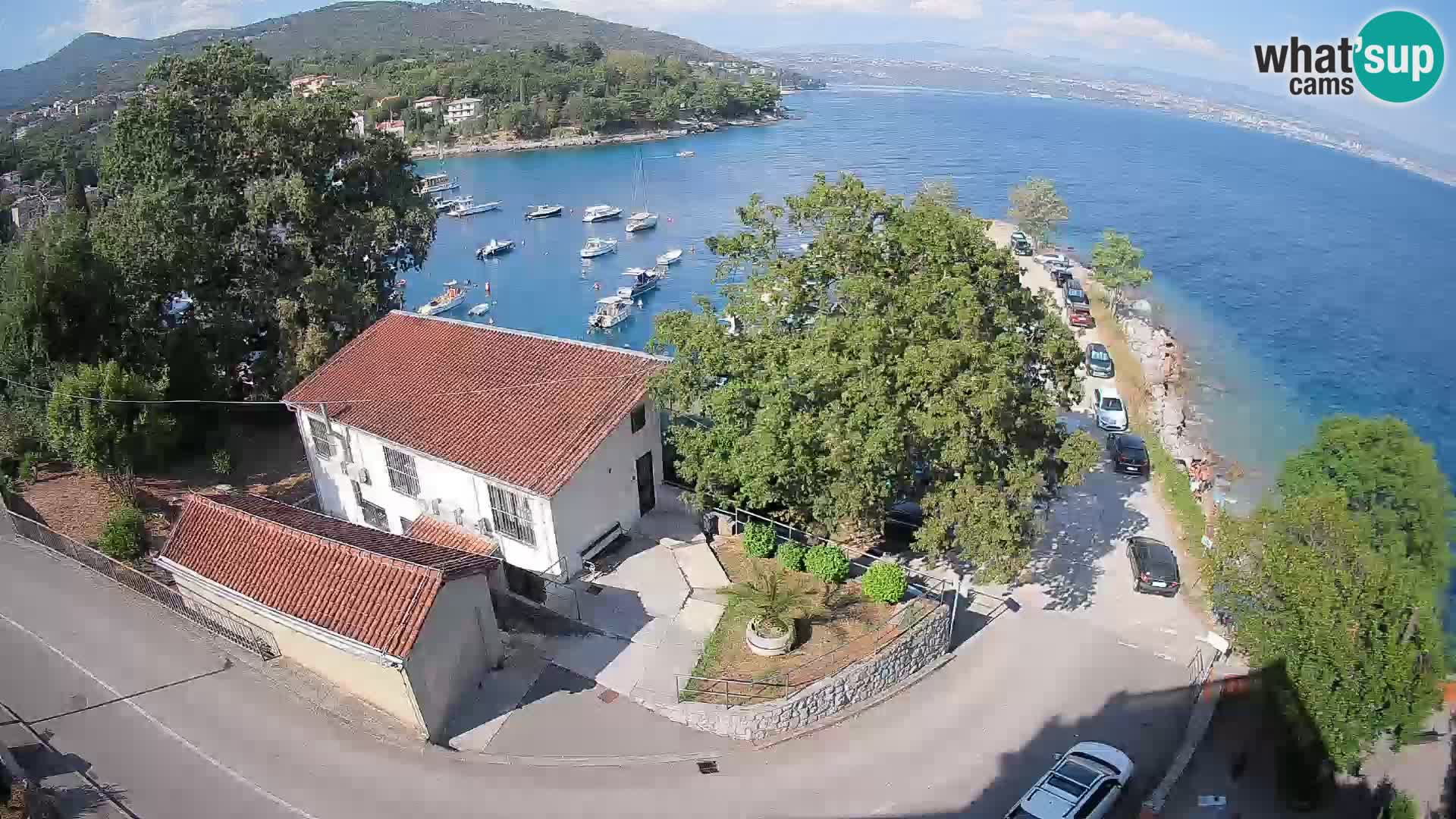 Ika Harbor Webcam – LIVE View of the Harbor and Opatija Lights