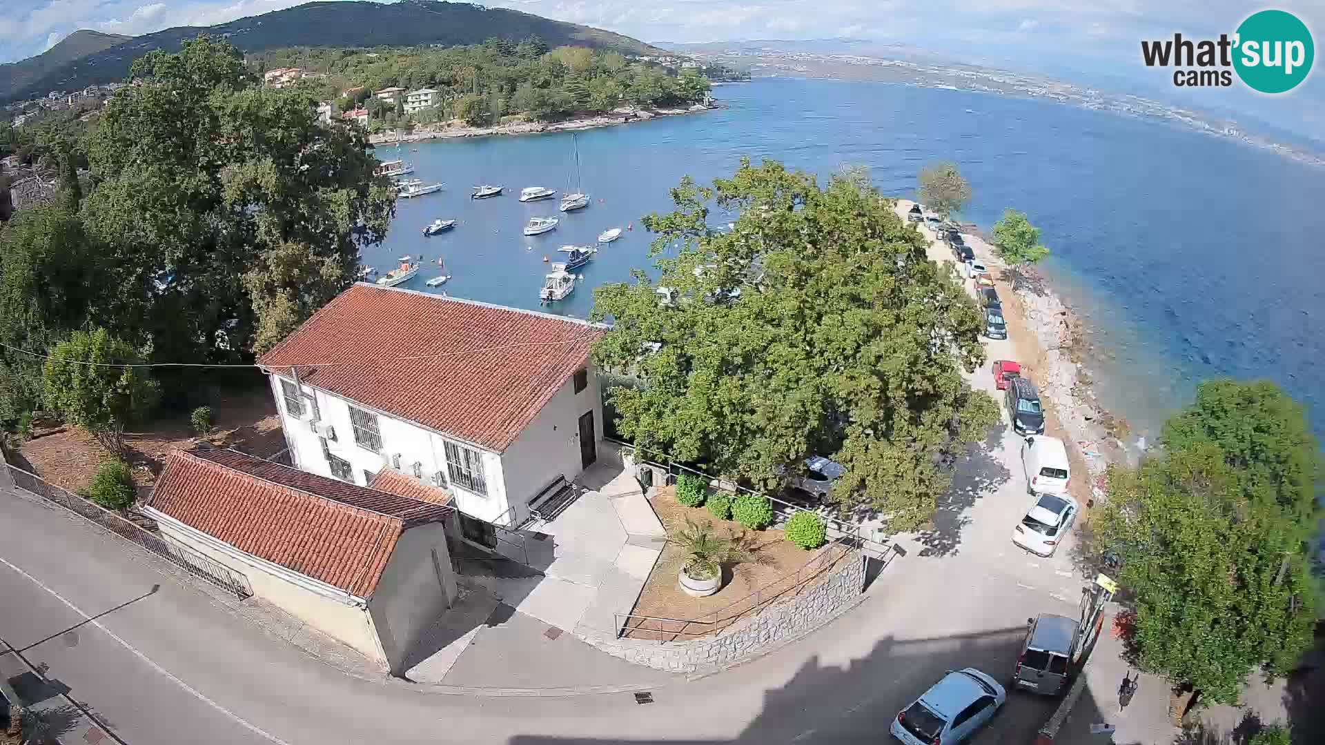 Webcam port d’Ika – Vue en direct et lumières d’Opatija