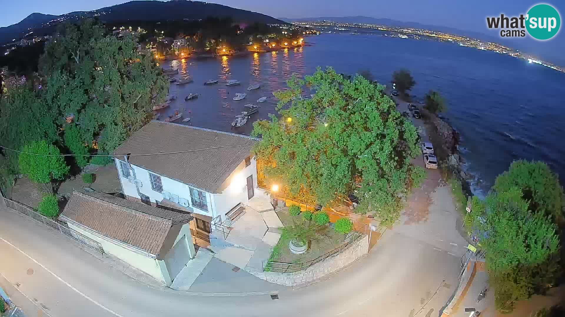 Webcam Ika Hafen – LIVE Blick auf den Hafen und die Lichter von Opatija