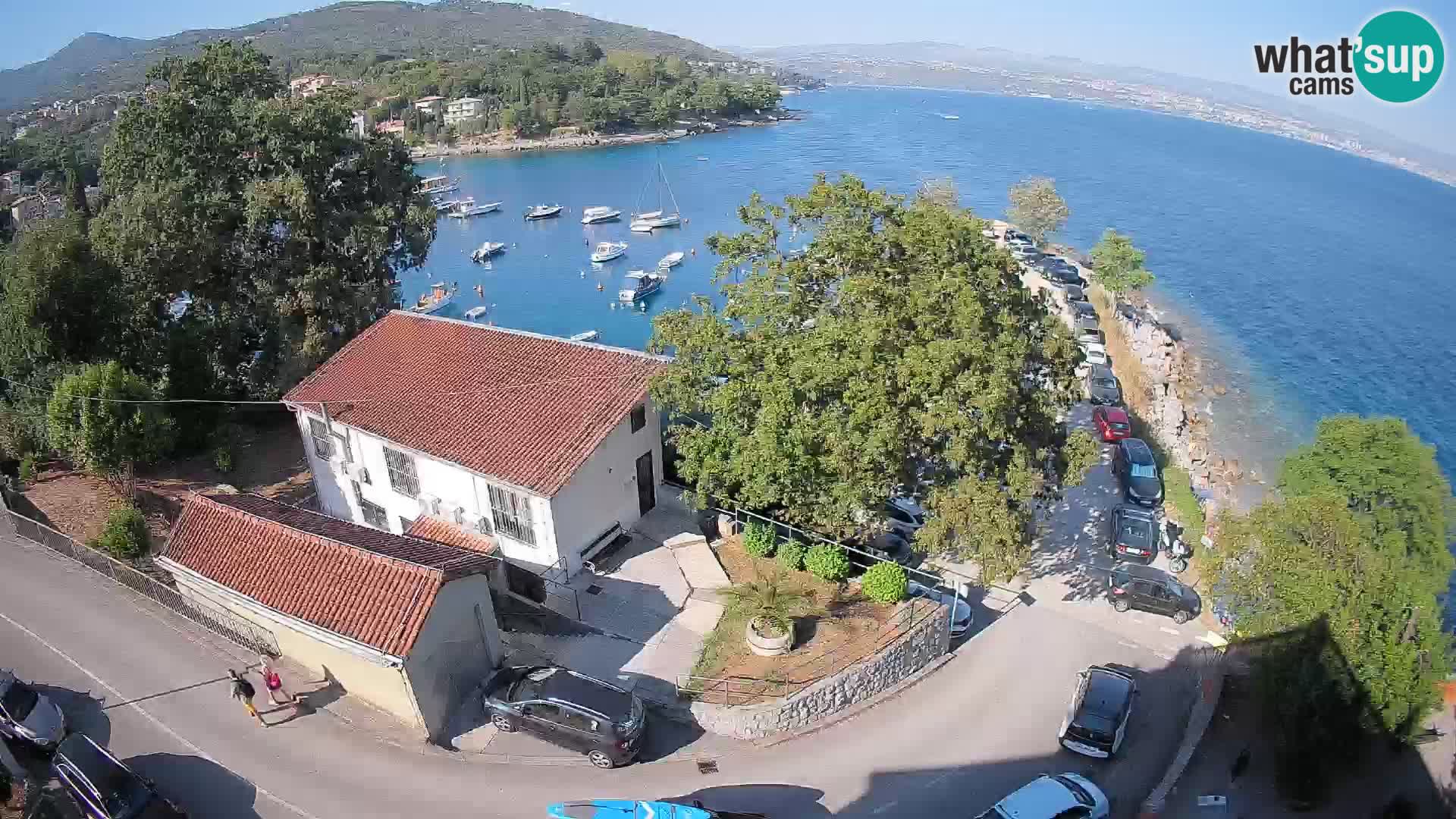 Webcam Ika Hafen – LIVE Blick auf den Hafen und die Lichter von Opatija