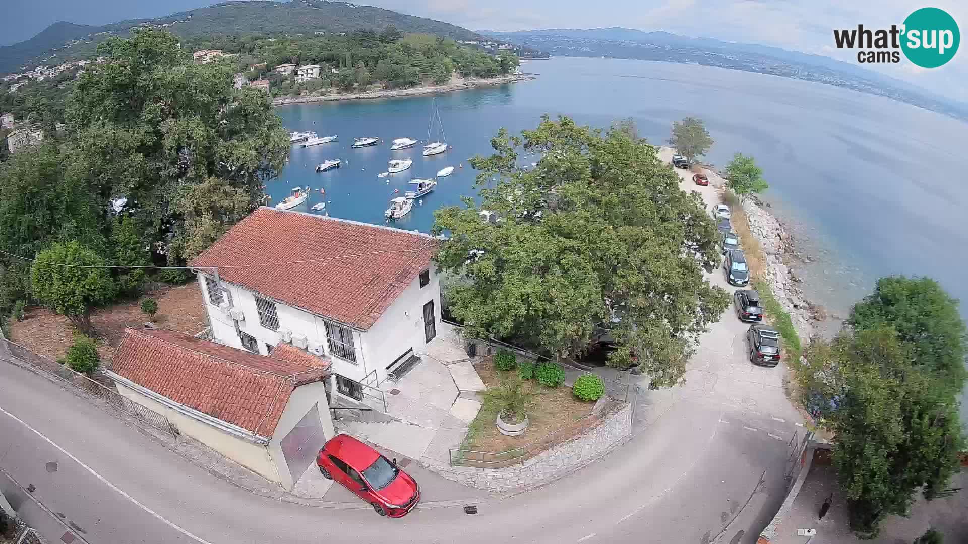 Webcam porto Ika – Vista LIVE sul porto e le luci di Opatija