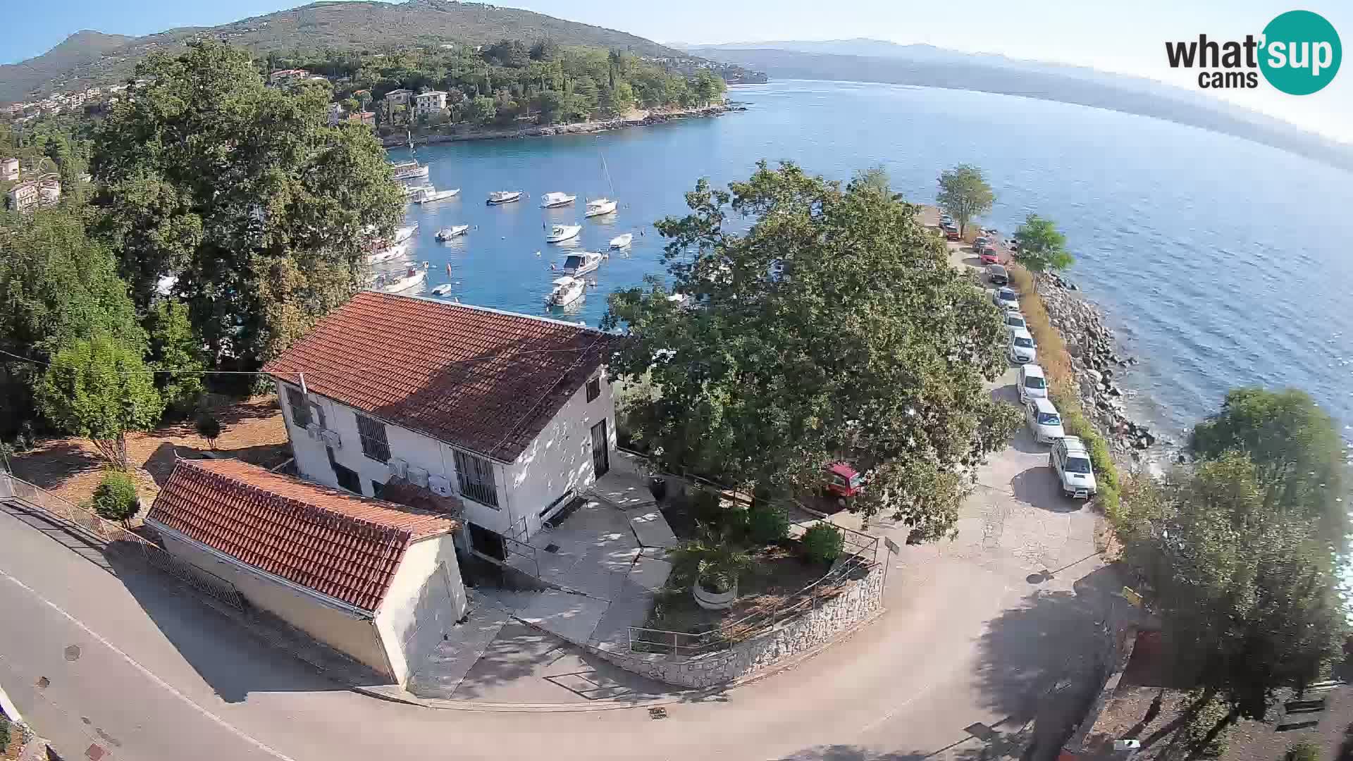 Ika Harbor Webcam – LIVE View of the Harbor and Opatija Lights