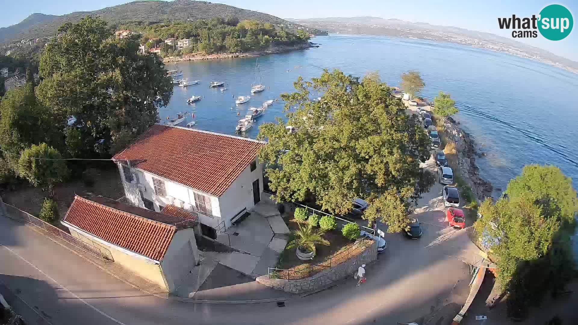 Webcam port d’Ika – Vue en direct et lumières d’Opatija