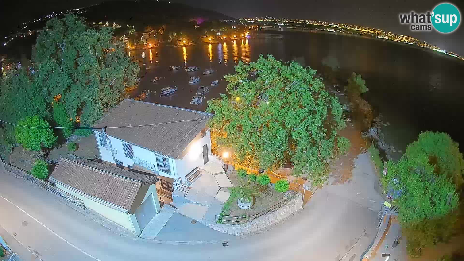 Webcam Ika Hafen – LIVE Blick auf den Hafen und die Lichter von Opatija