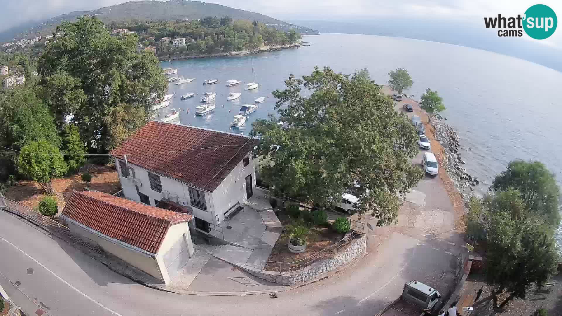 Ika Harbor Webcam – LIVE View of the Harbor and Opatija Lights