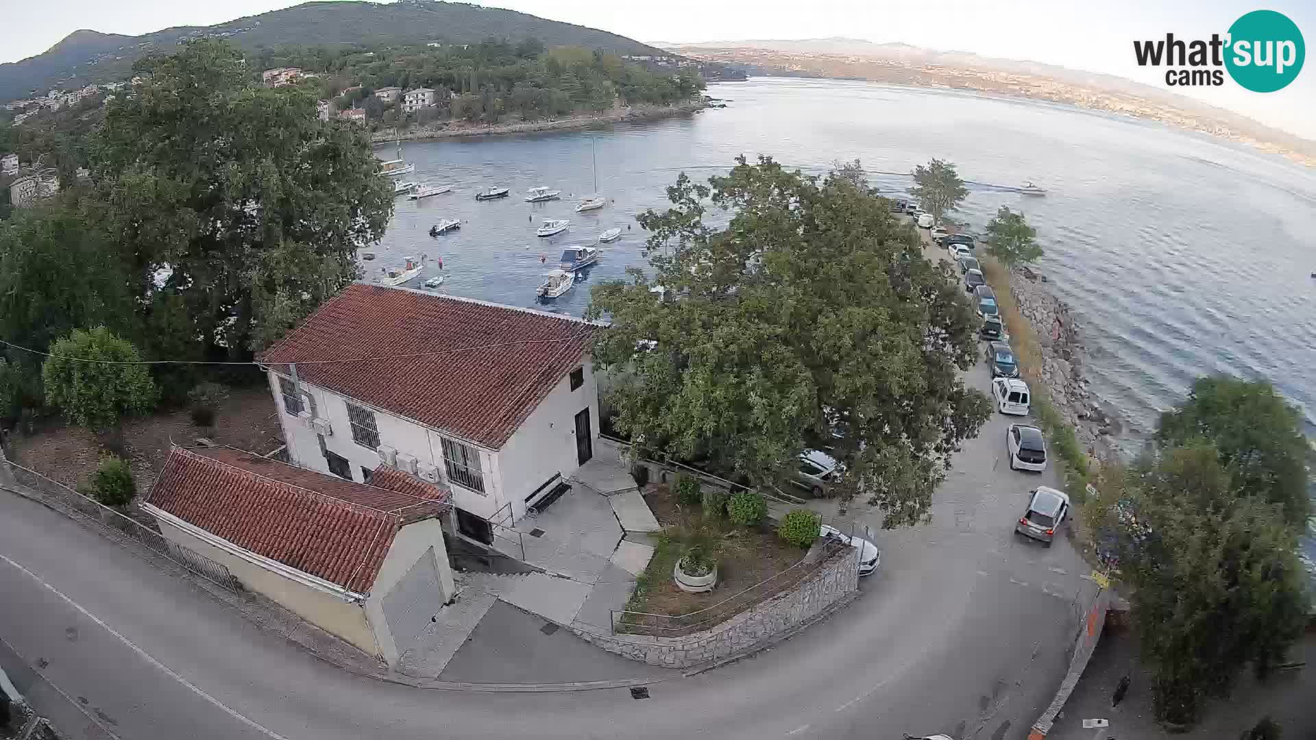Webcam port d’Ika – Vue en direct et lumières d’Opatija