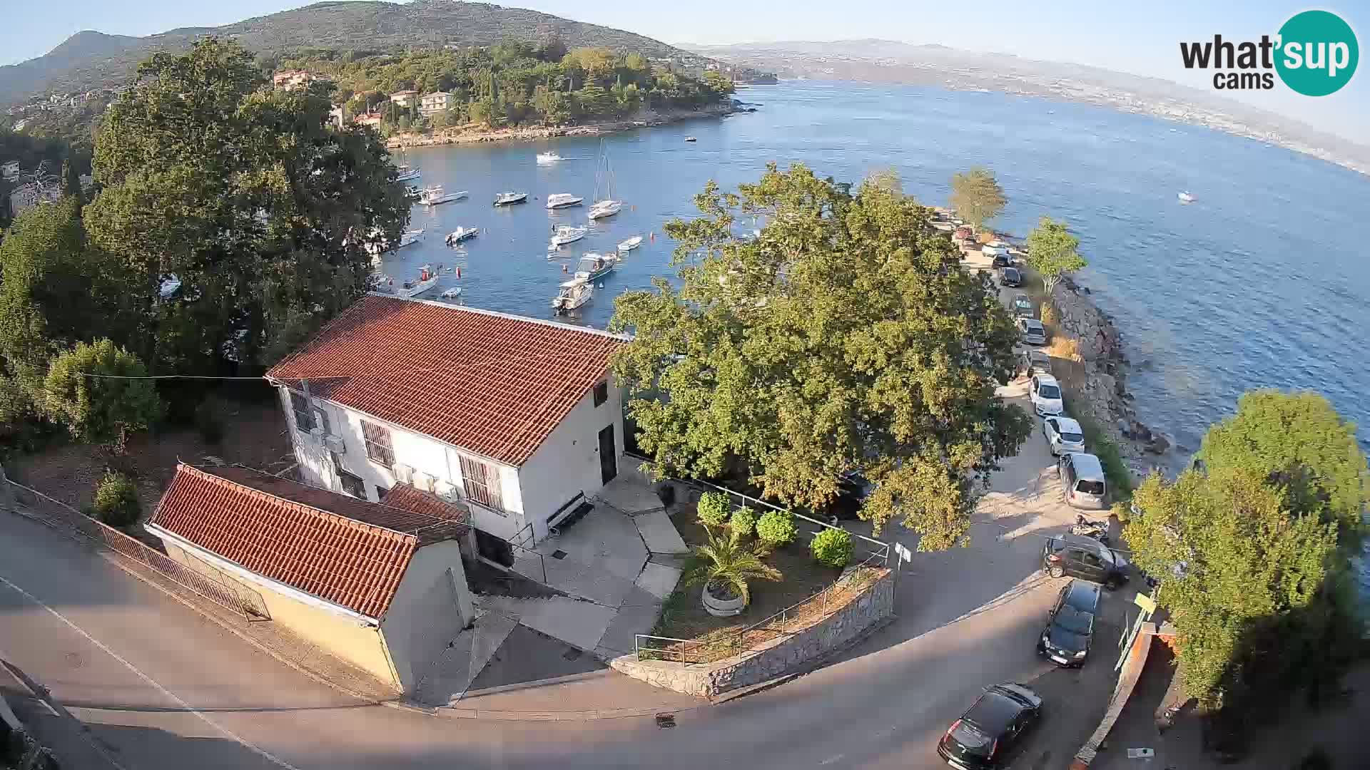 Webcam porto Ika – Vista LIVE sul porto e le luci di Opatija