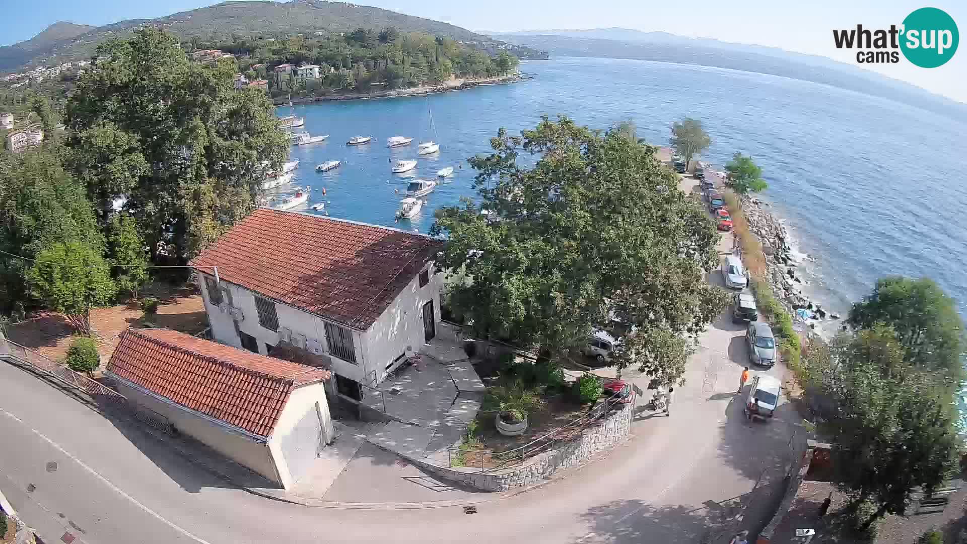 Webcam porto Ika – Vista LIVE sul porto e le luci di Opatija